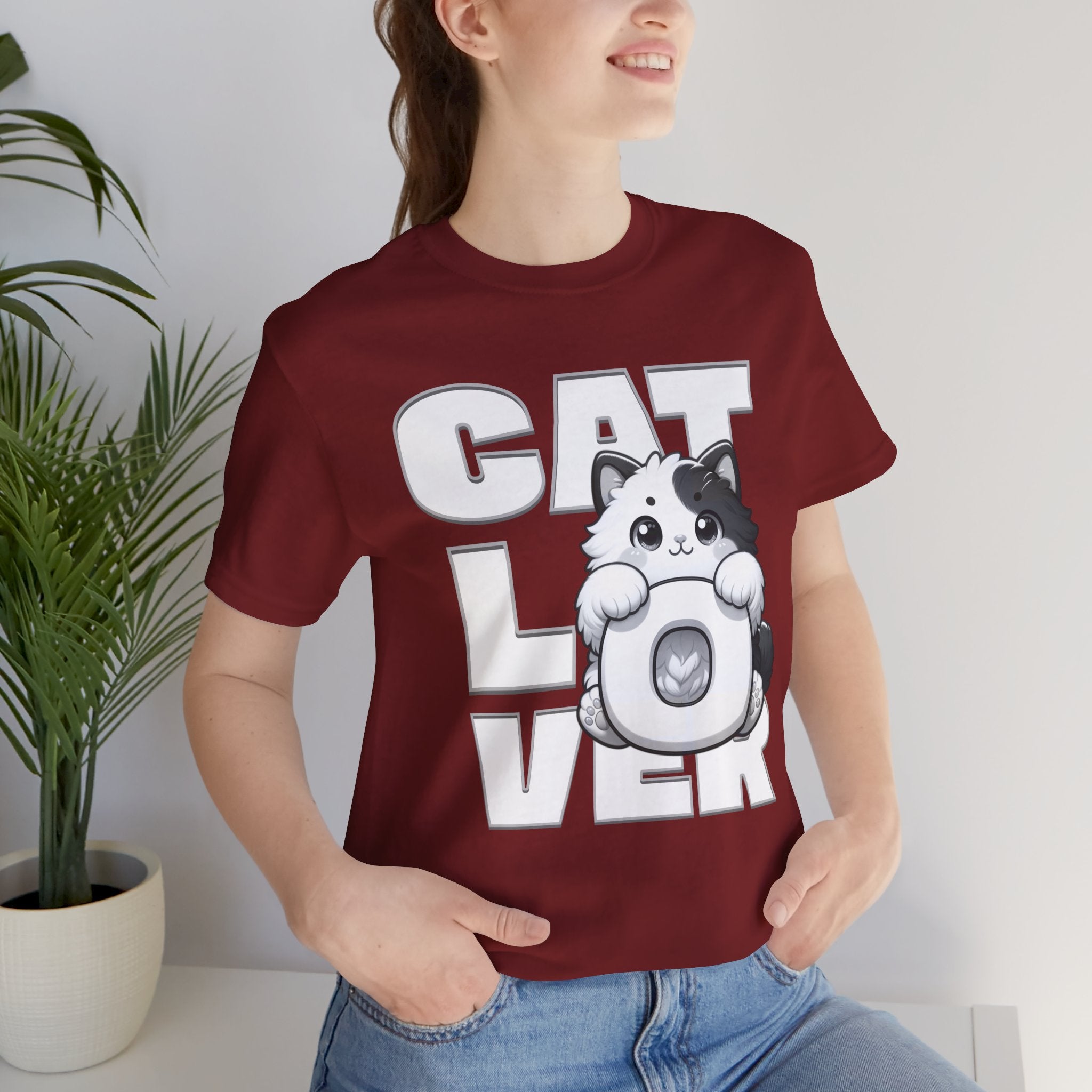 Cat Lover T‑Shirt — Cute Kitten Donut Graphic Tee for Cat Fans