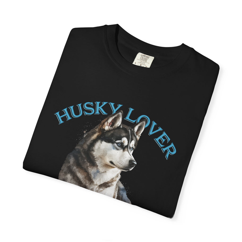 Husky Lover T-Shirt – “Wolf at Heart” Graphic Tee