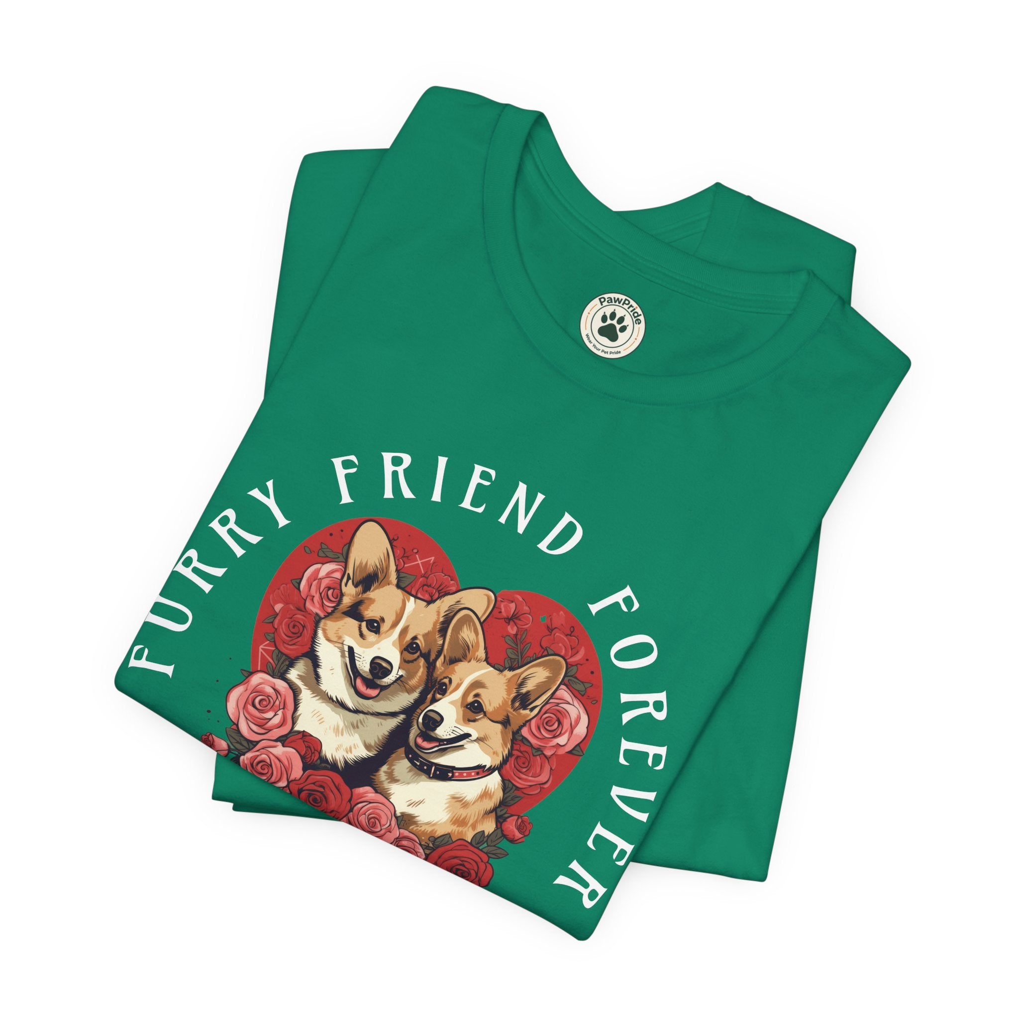 Puppy Love T-Shirt — "Furry Friend Forever" Corgi Tee