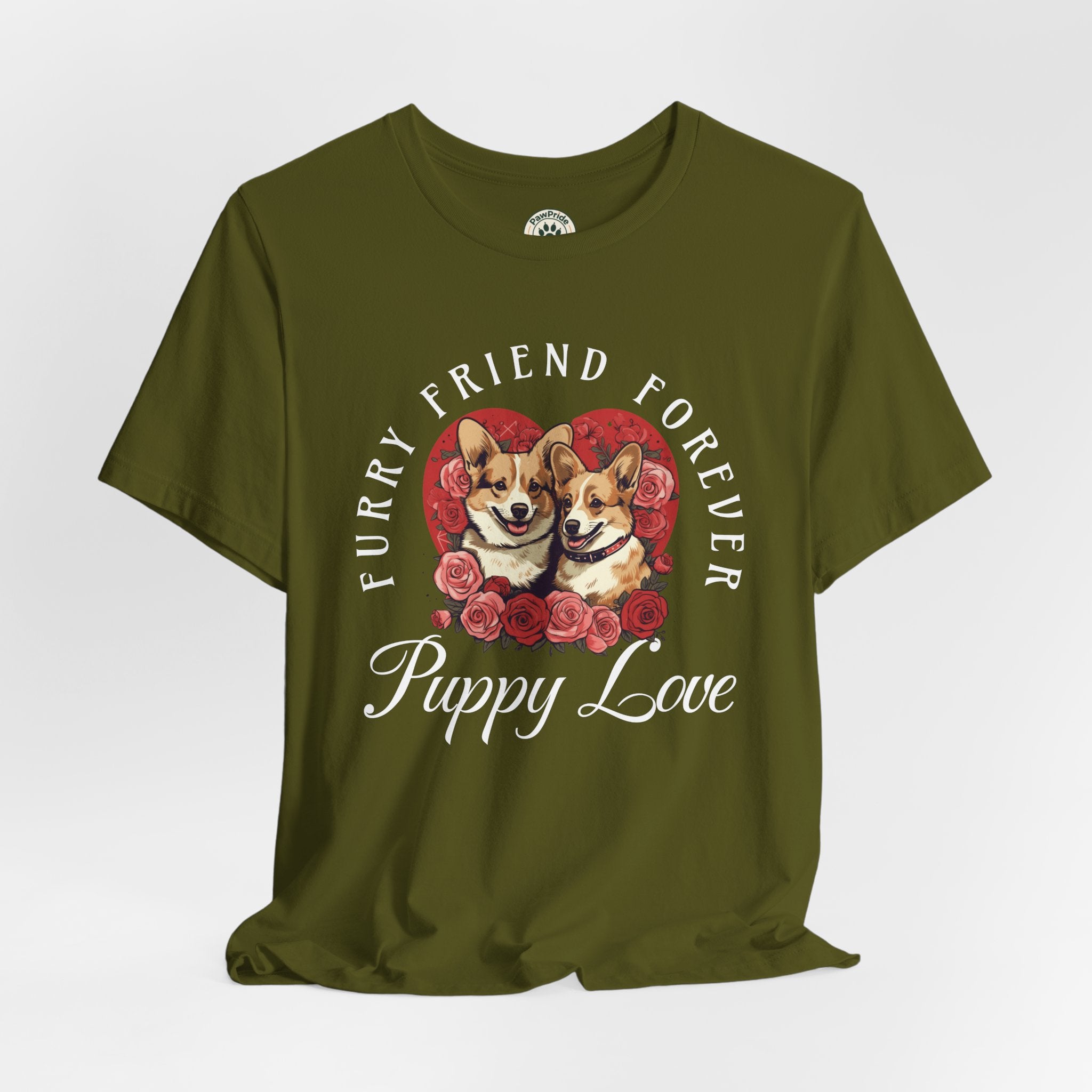 Puppy Love T-Shirt — "Furry Friend Forever" Corgi Tee
