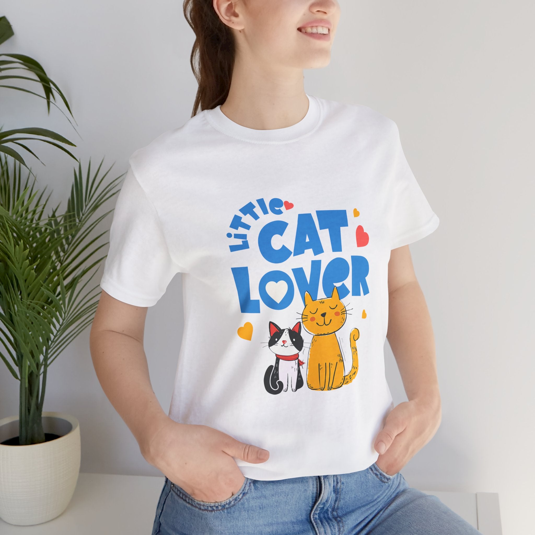 Little Cat Lover T-Shirt — Cute Cat Graphic Tee for Kids & Cat Moms