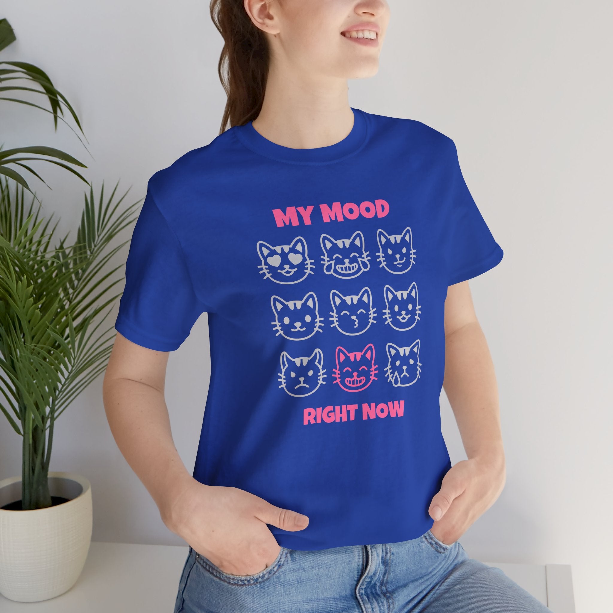 My Mood Right Now Cat Graphic Tee