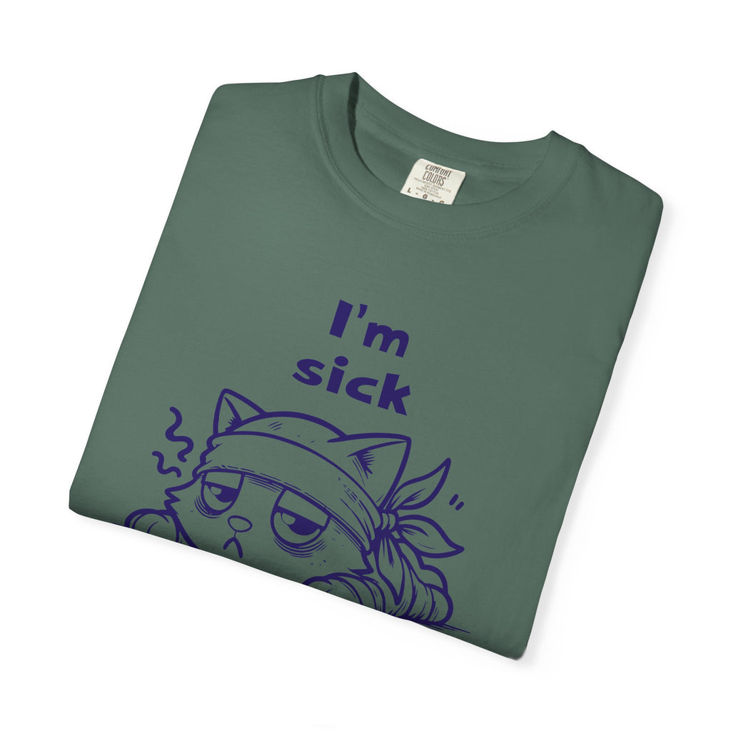 T-Shirt — “I’m Sick of People” Cute Grumpy Cat Graphic Tee