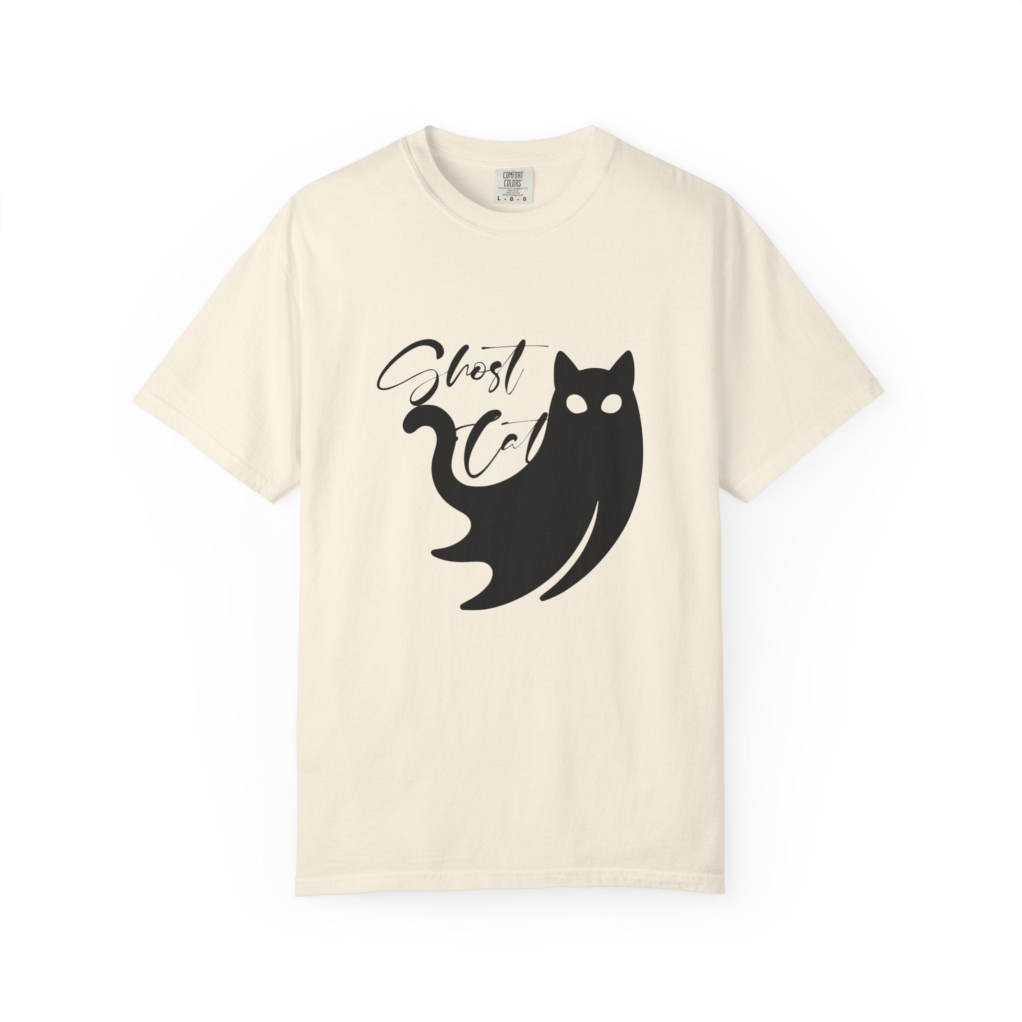 Ghost Cat T-Shirt — Cute Spooky Cat Graphic Tee
