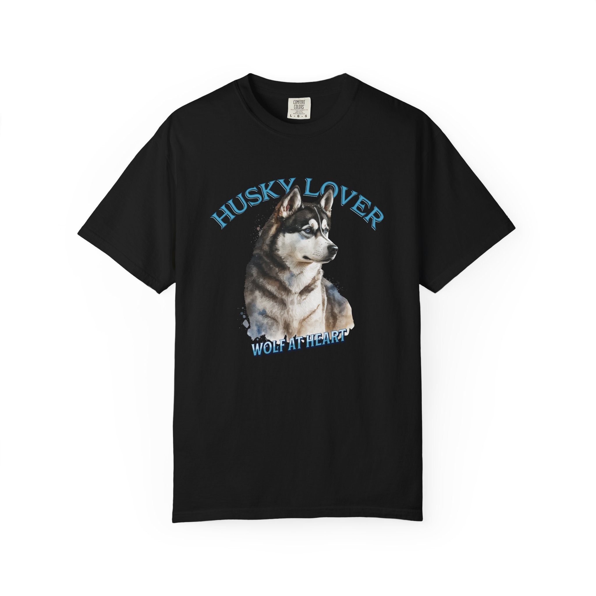 Husky Lover T-Shirt – “Wolf at Heart” Graphic Tee
