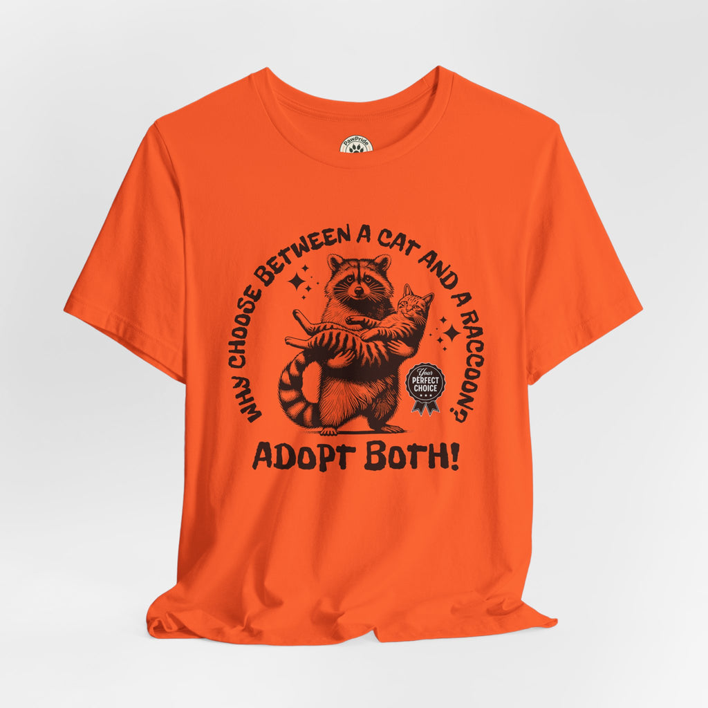Adopt Both! Raccoon & Cat Rescue T-Shirt
