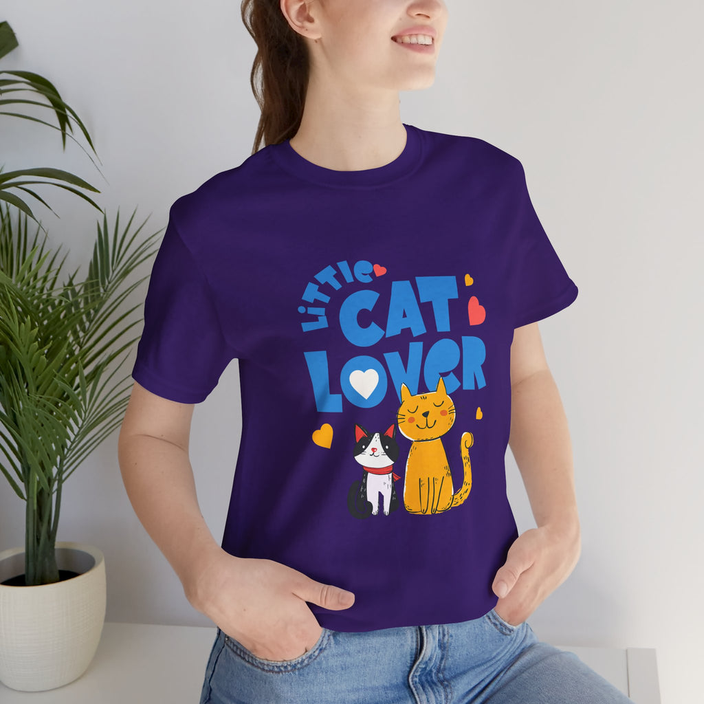 Little Cat Lover T-Shirt — Cute Cat Graphic Tee for Kids & Cat Moms