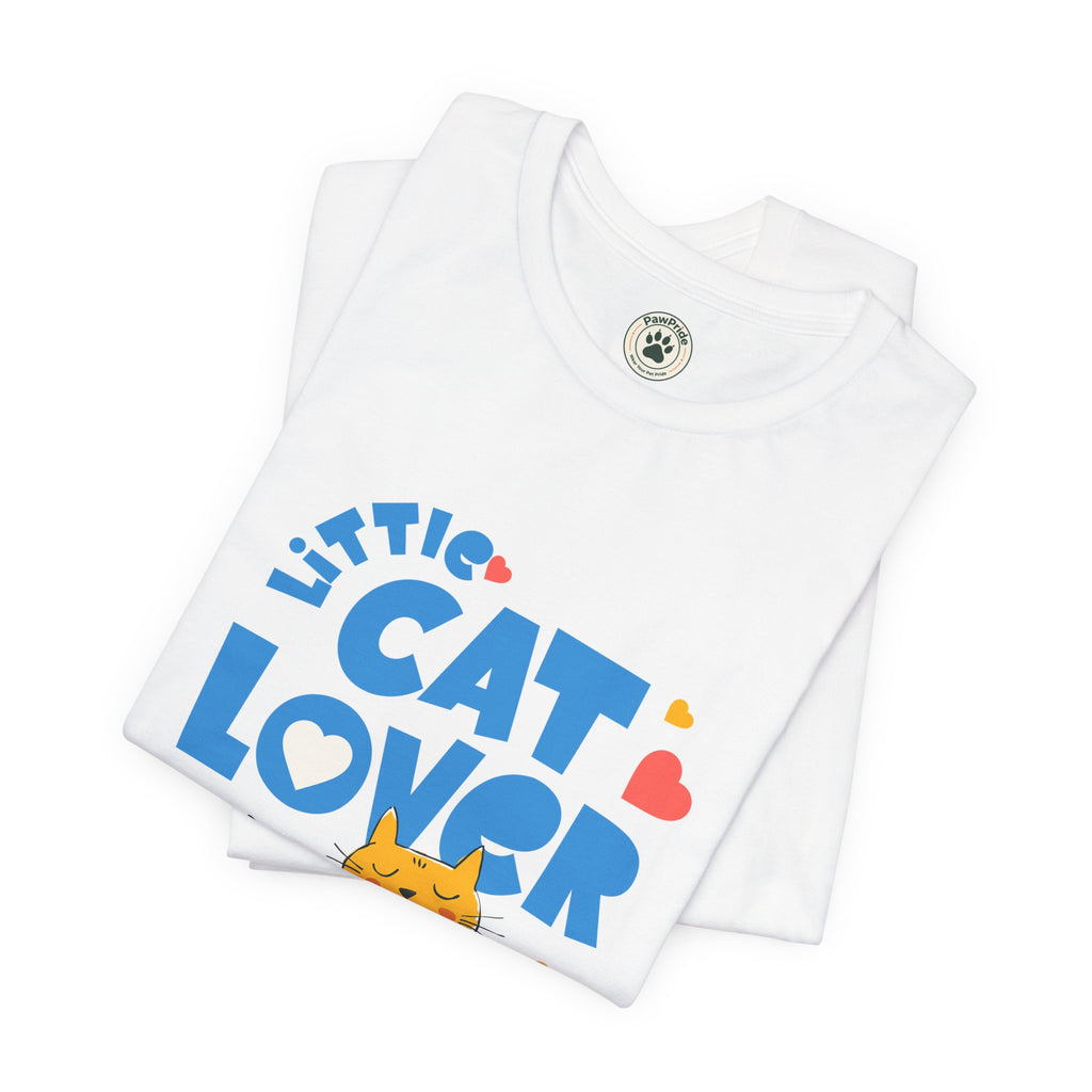 Little Cat Lover T-Shirt — Cute Cat Graphic Tee for Kids & Cat Moms