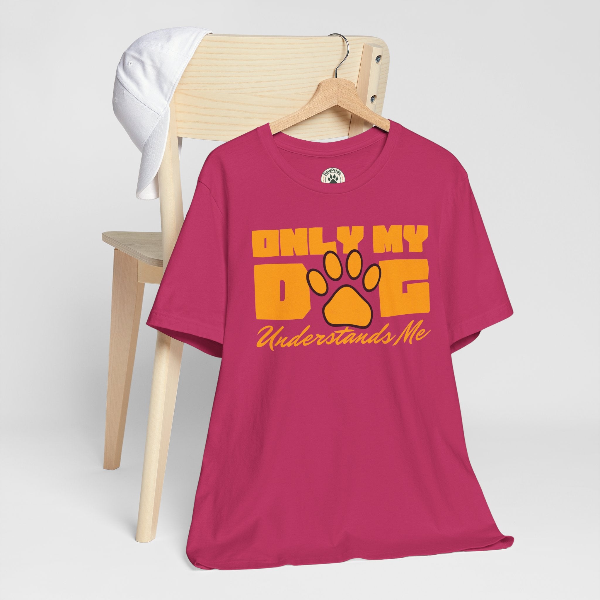 Dog Lover T‑Shirt — "Only My Dog Understands Me" Paw Print Tee