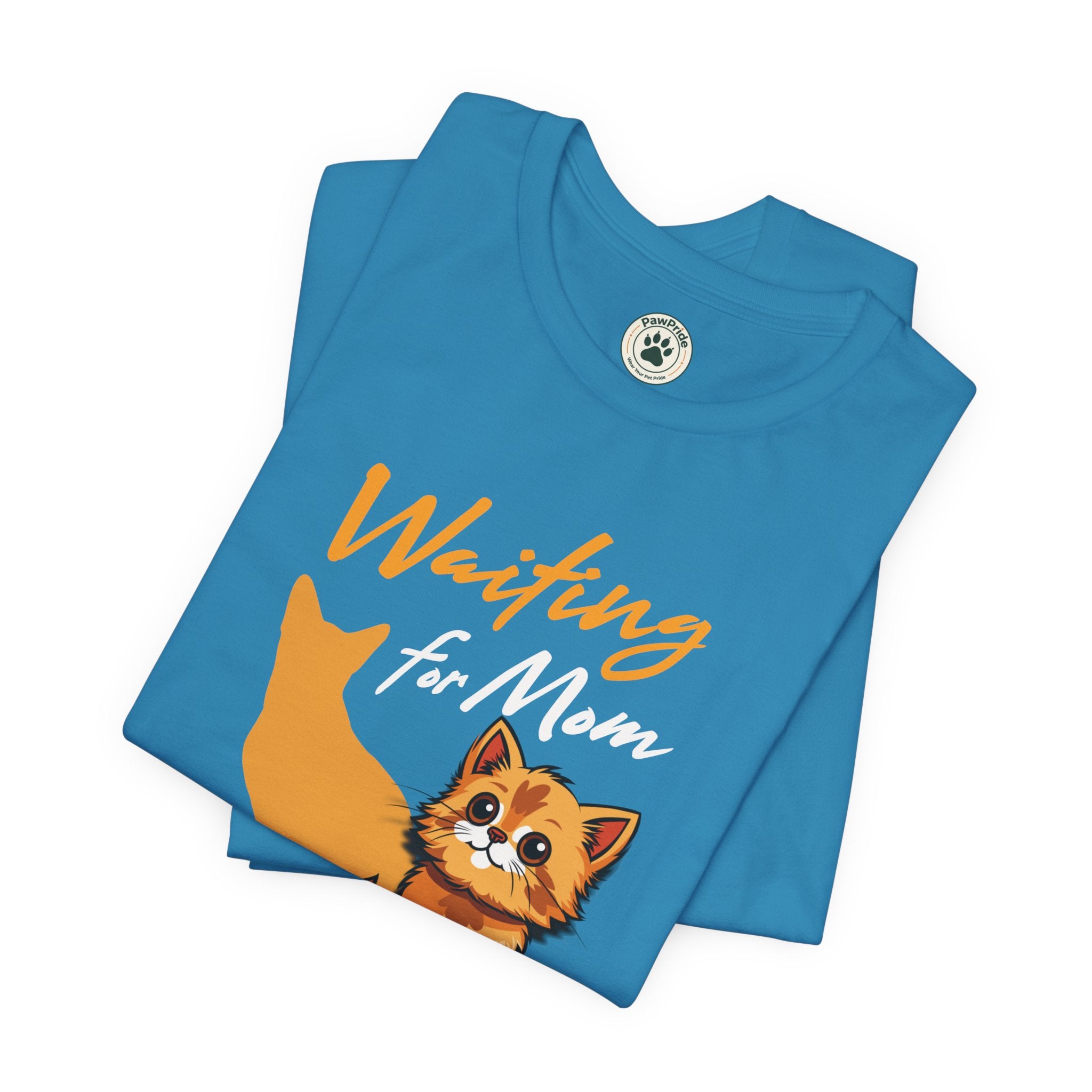 Waiting for Mom Cat T-Shirt — Cute Rescue Kitten Graphic Tee