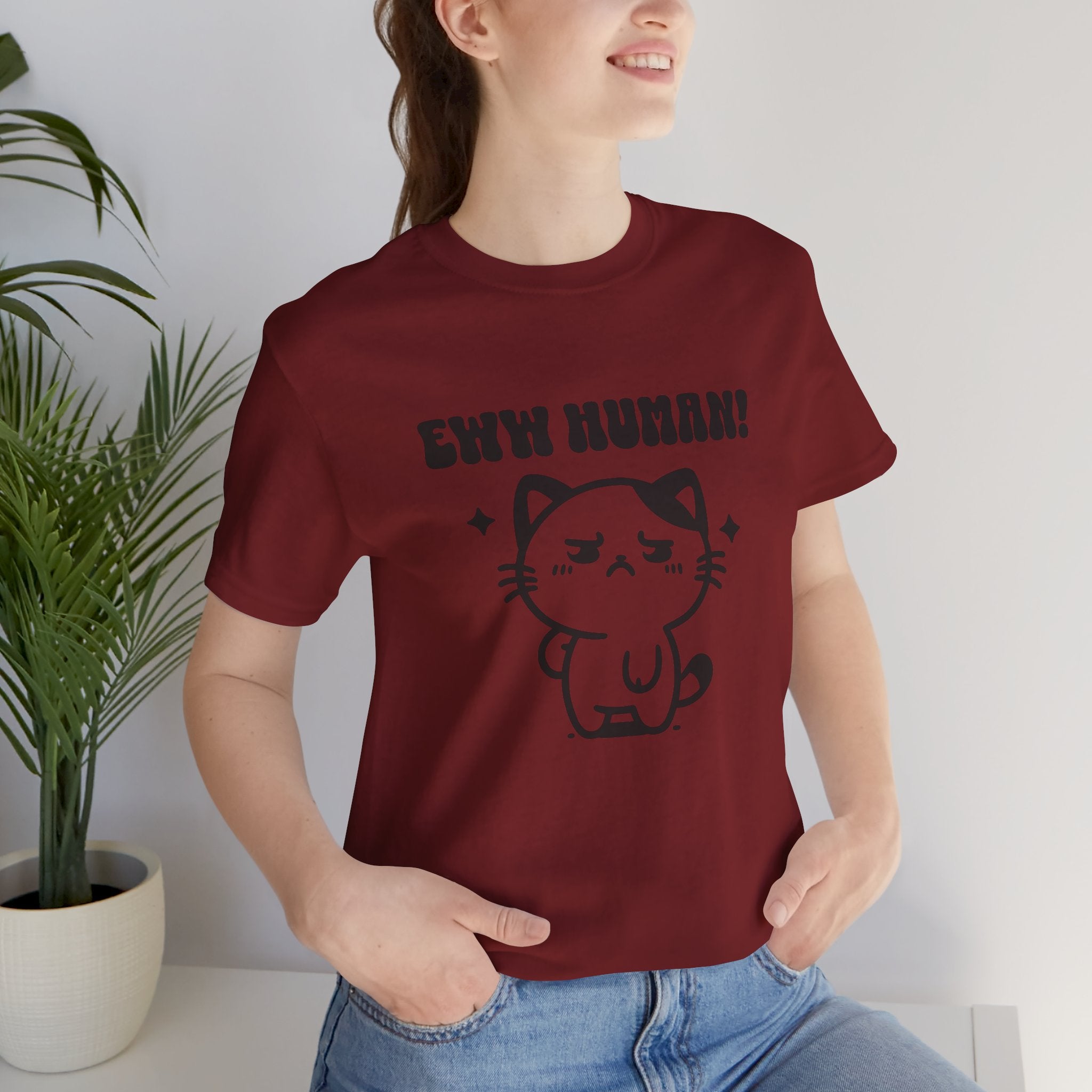 Eww Human! Cute Grumpy Cat Tee