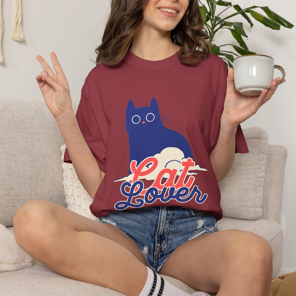 Cat Lover T-Shirt — Cute Retro Cat Graphic Tee