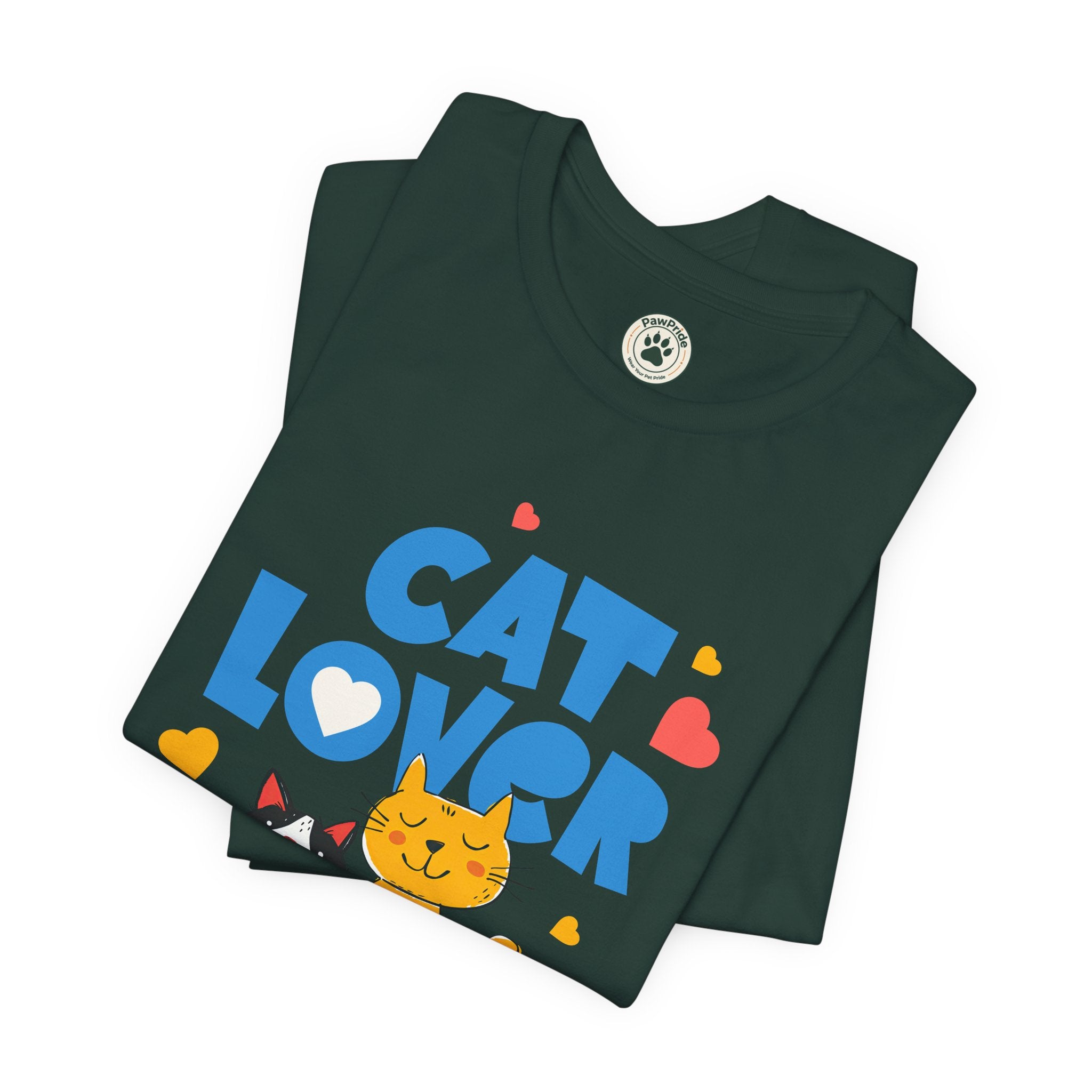 Cat Lover T-Shirt — Cute Cartoon Cats Graphic Tee
