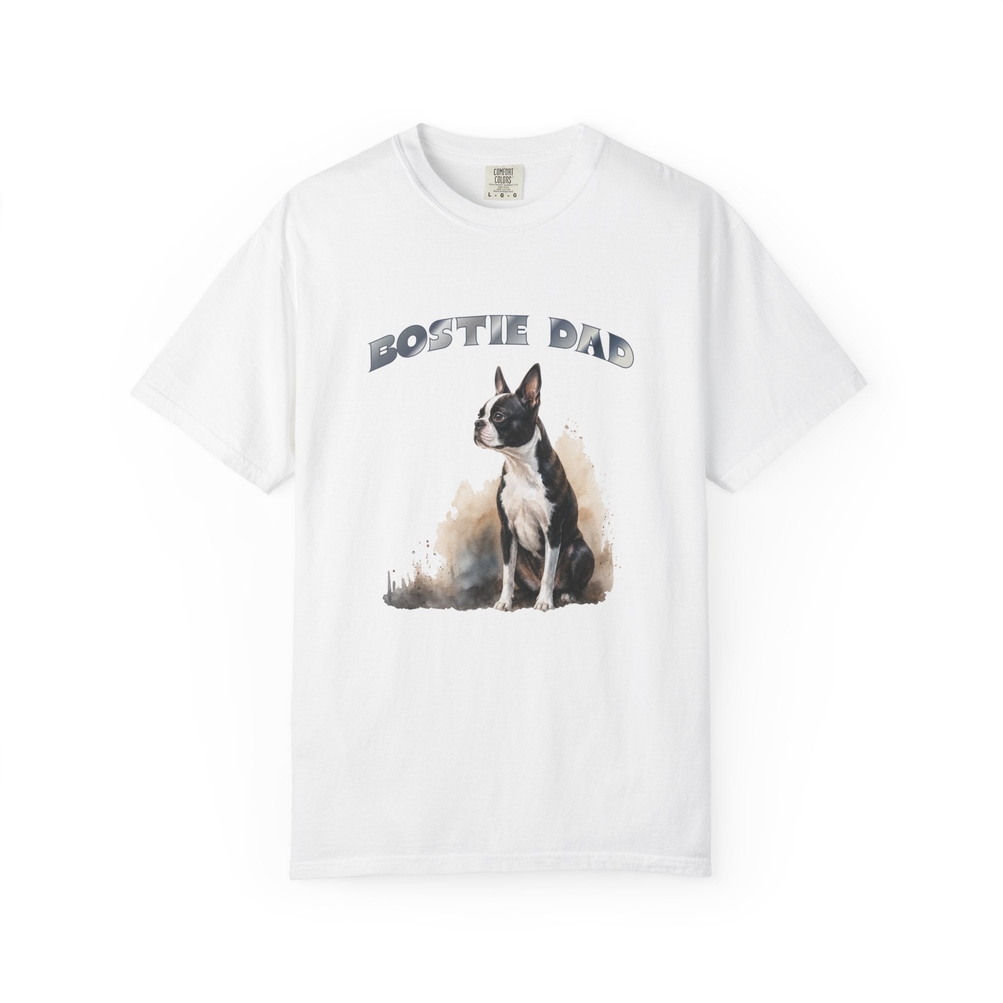 Boston Terrier Dad T-Shirt — 'Bostie Dad' Dog Dad Graphic Tee