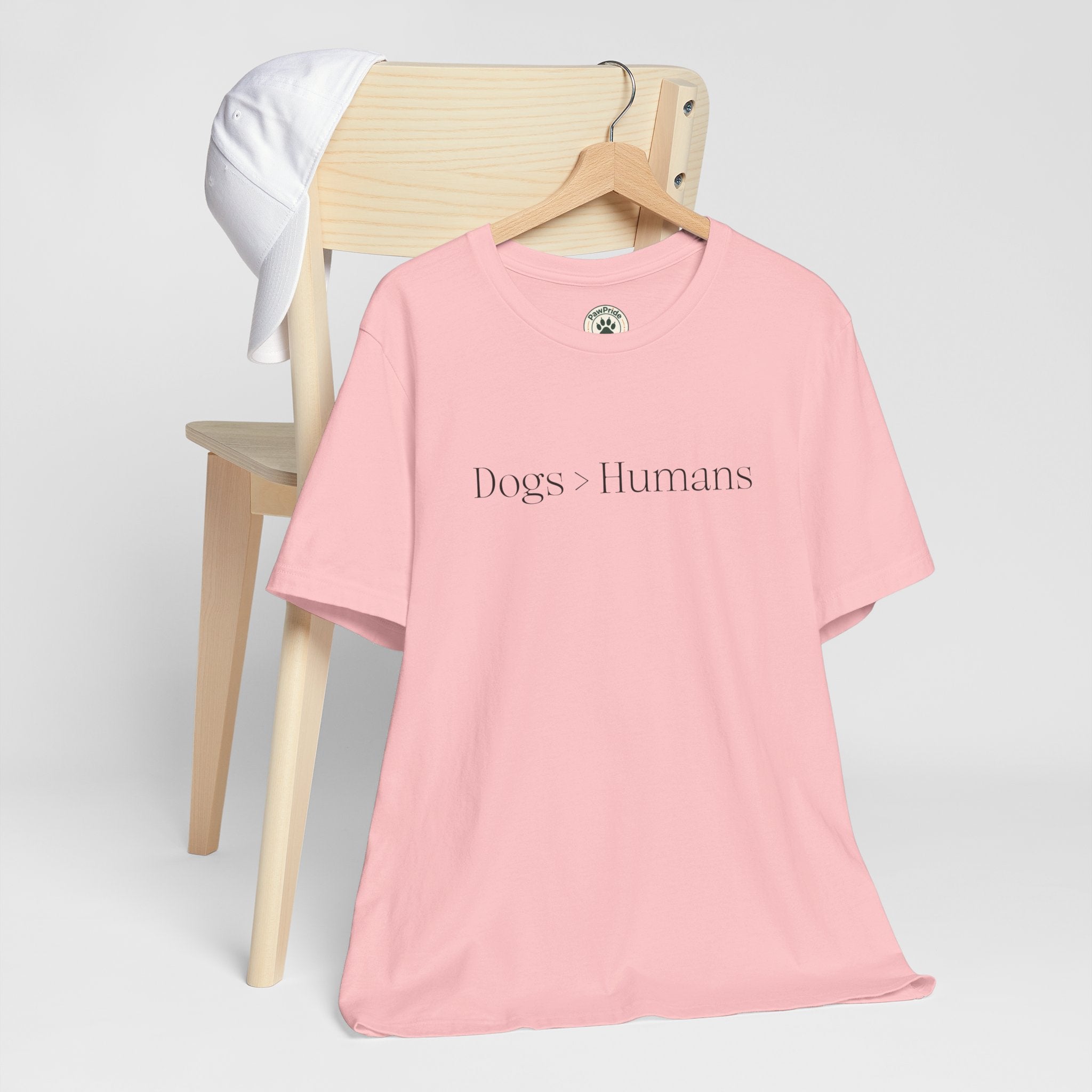 Dogs > Humans Tee — Minimalist Dog Lover T-Shirt