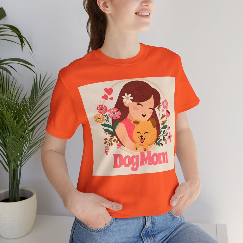 Dog Mom T-Shirt — Cute Floral Dog Mom Tee