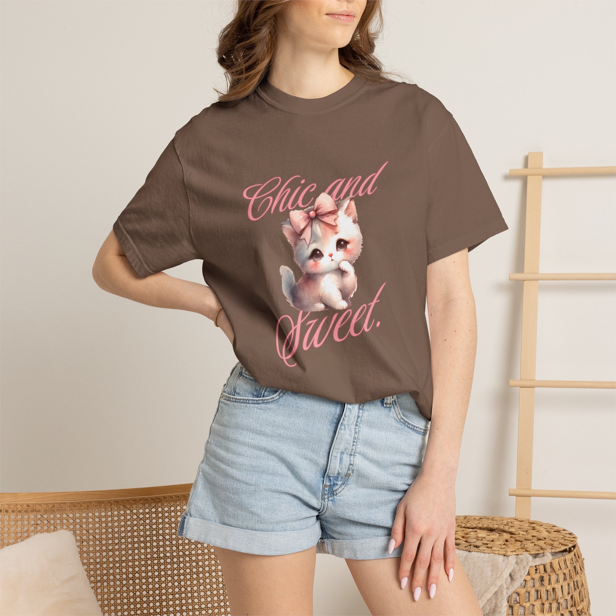 Chic and Sweet Kitten T-Shirt