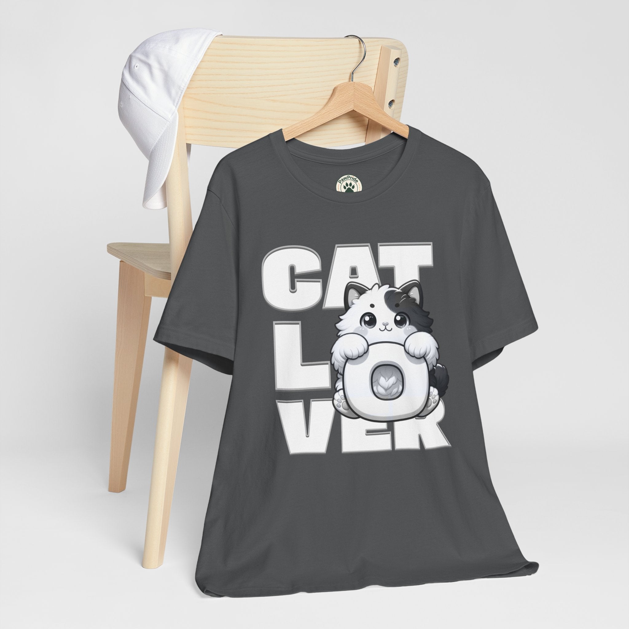 Cat Lover T‑Shirt — Cute Kitten Donut Graphic Tee for Cat Fans