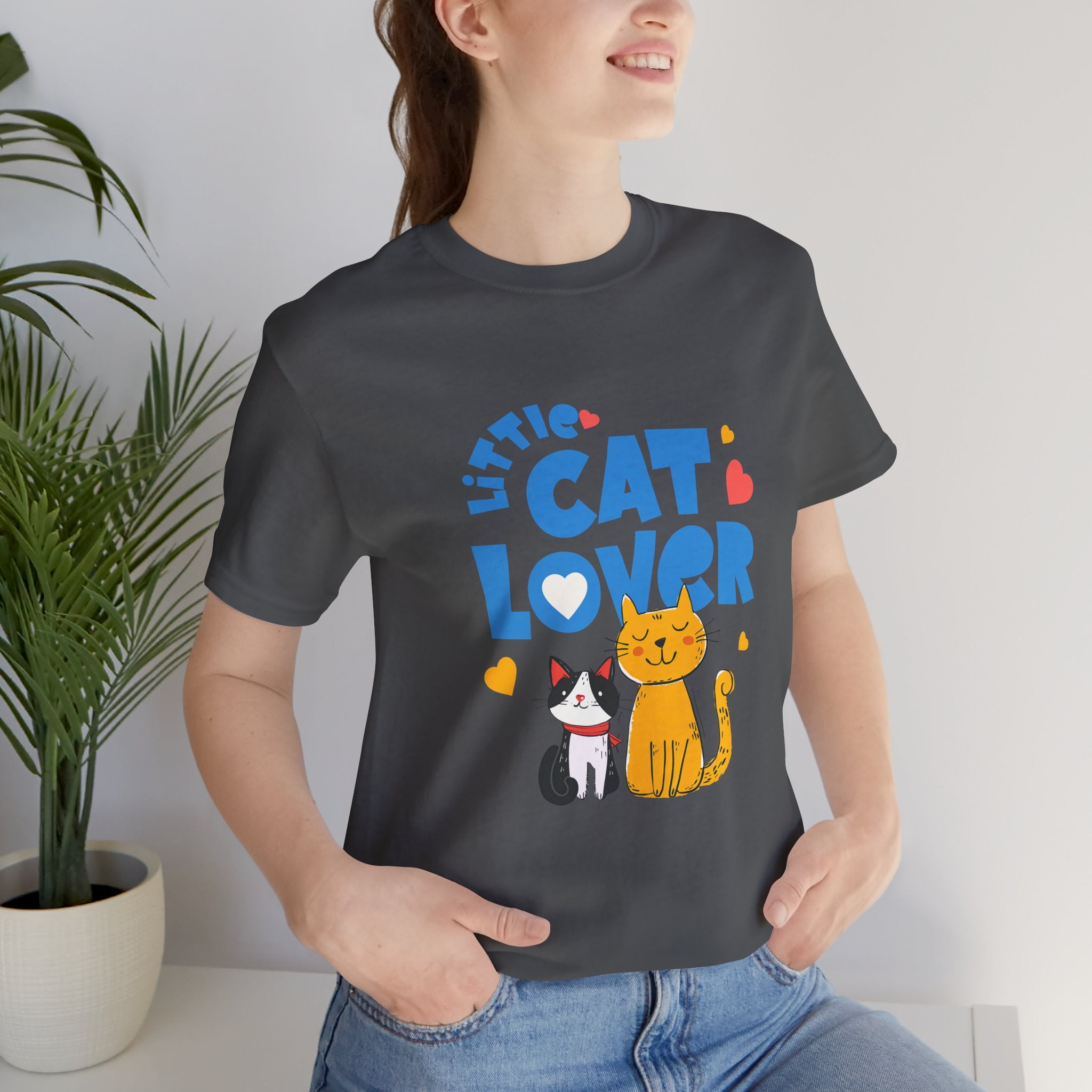 Little Cat Lover T-Shirt — Cute Cat Graphic Tee for Kids & Cat Moms