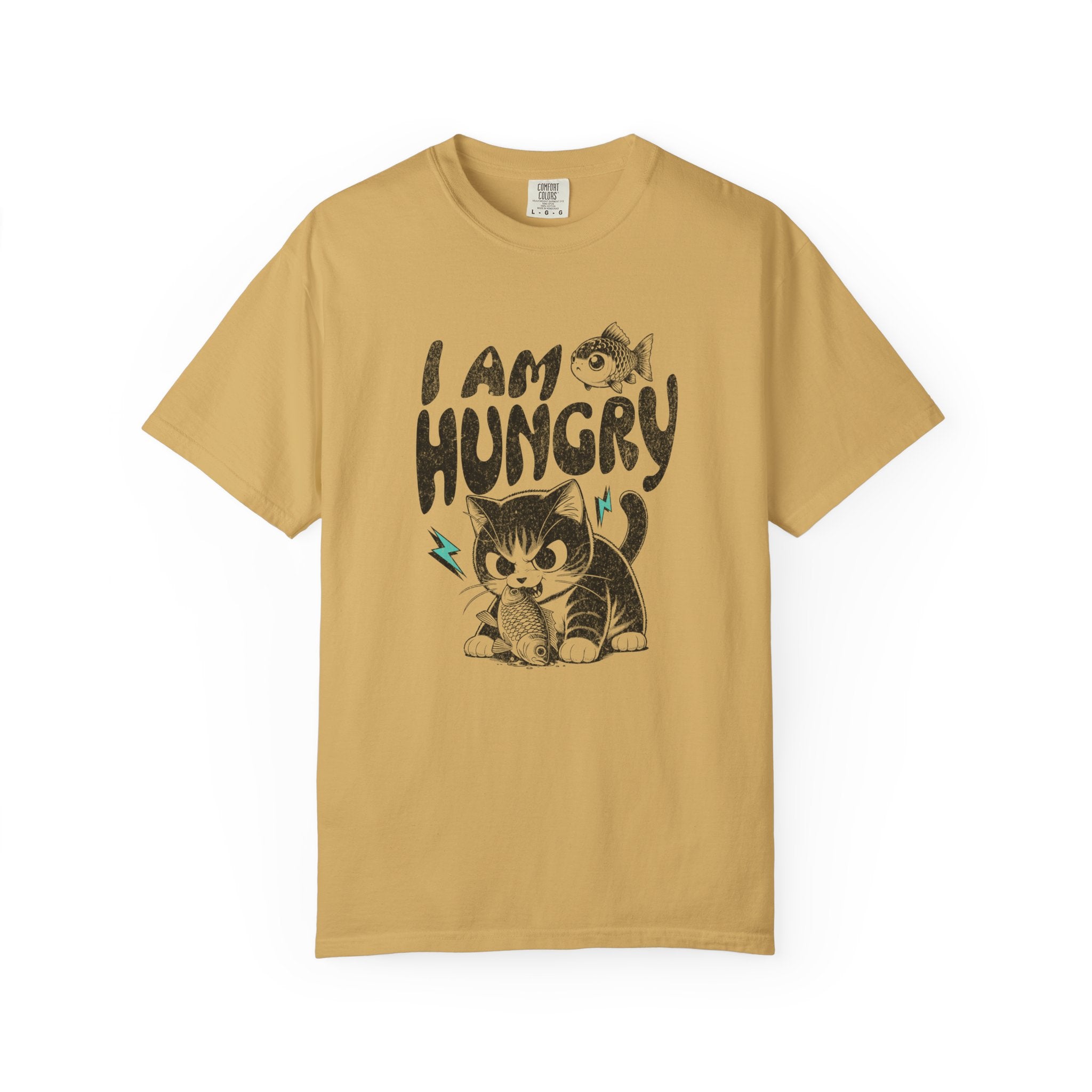 I Am Hungry Cat T-Shirt — Cute Kitten Graphic Tee