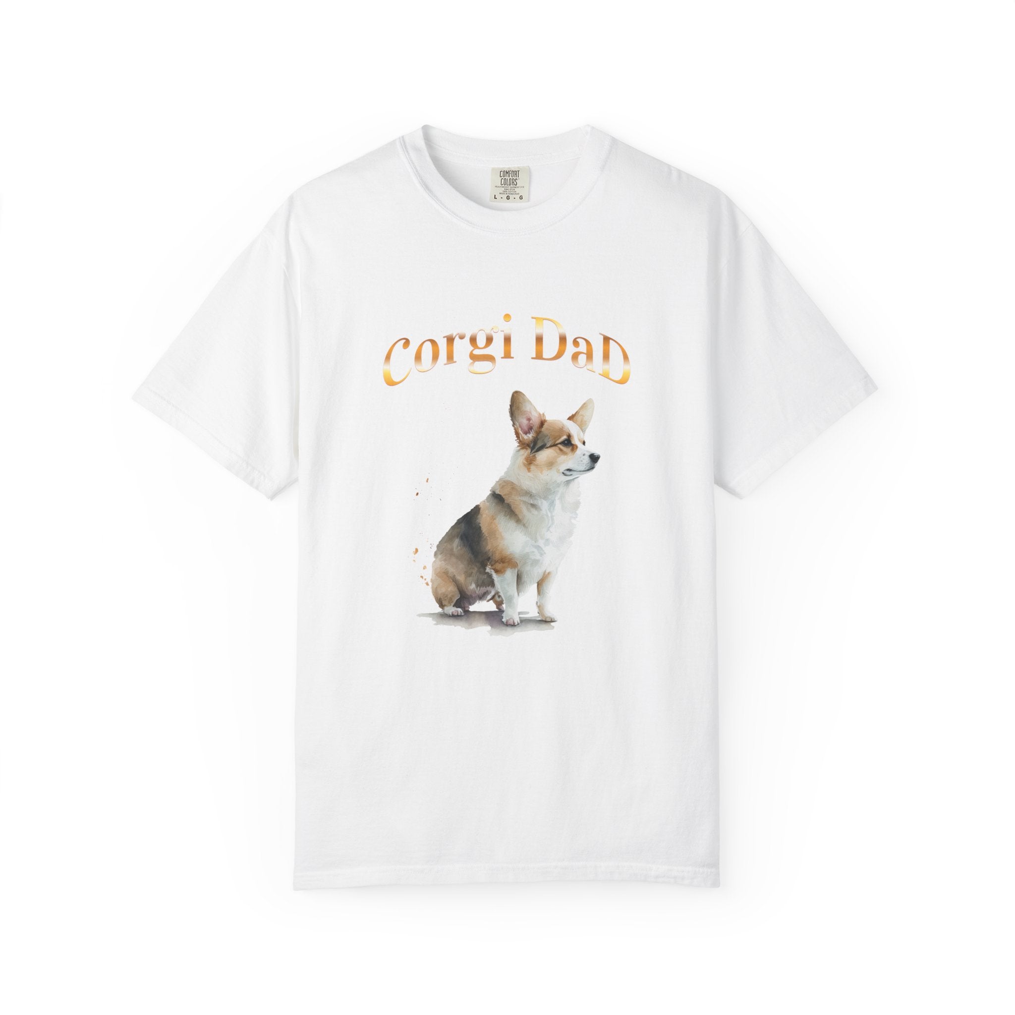 Corgi Dad T-Shirt — Cute Corgi Dog Dad Tee, Gift for Corgi Lovers