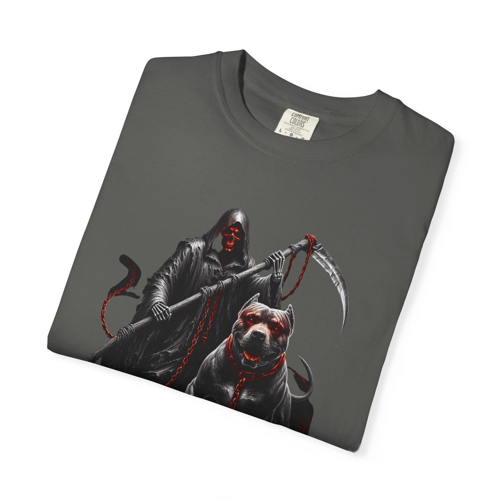 Death Stalker T-Shirt — Grim Reaper & Bulldog Graphic Tee