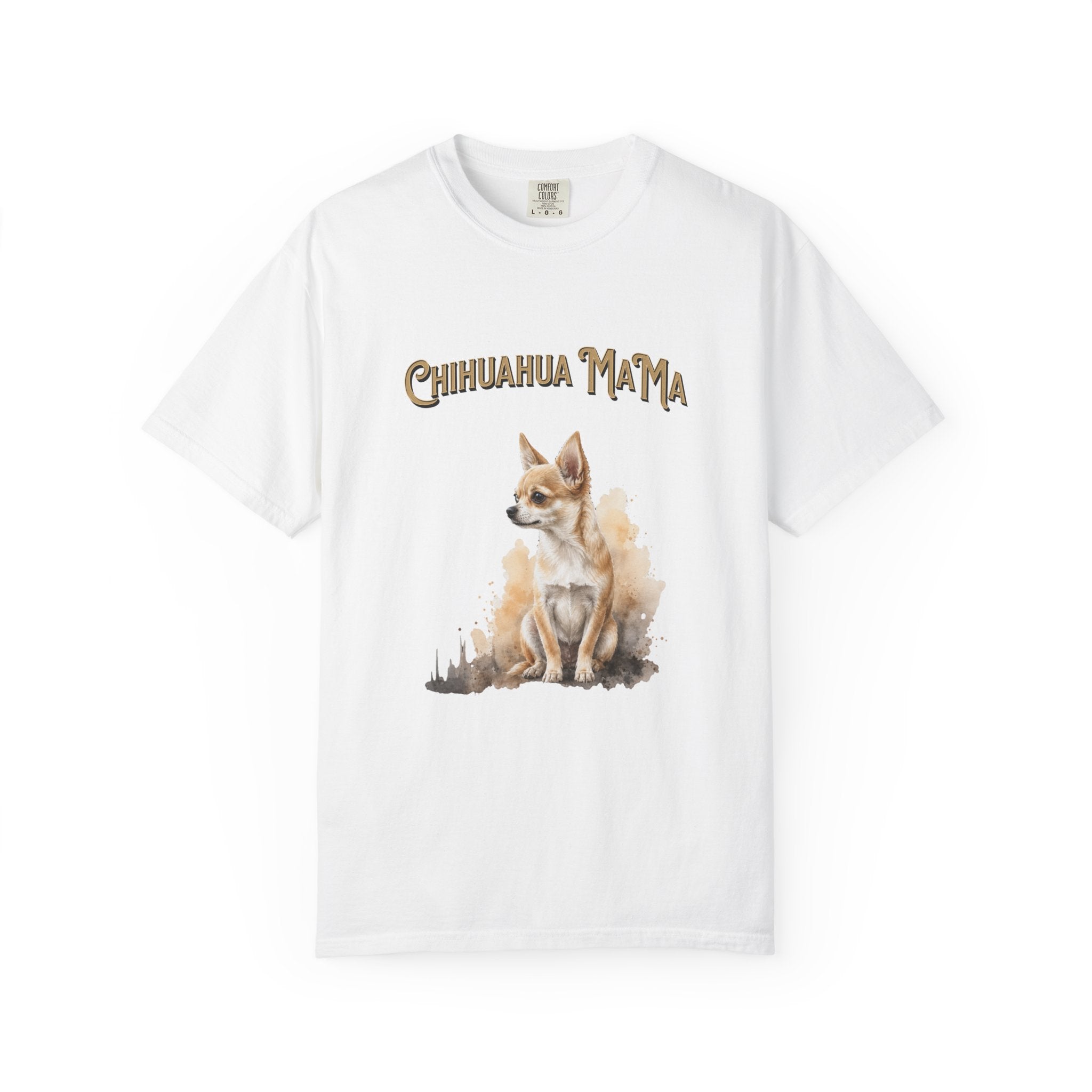 Chihuahua Mama T-Shirt — Watercolor Dog Mom Tee