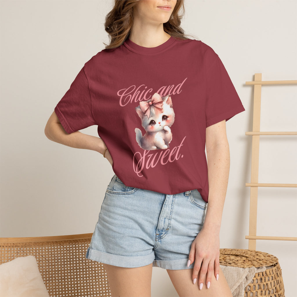 Chic and Sweet Kitten T-Shirt