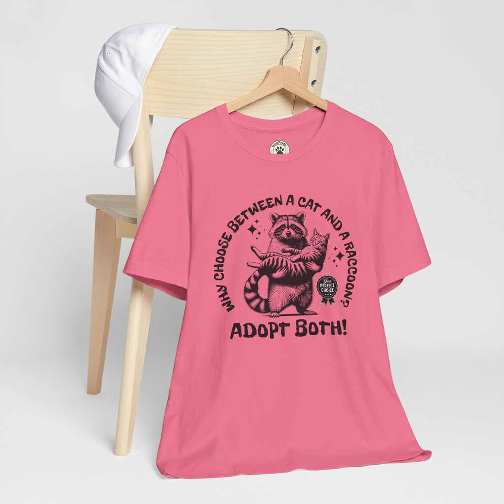 Adopt Both! Raccoon & Cat Rescue T-Shirt