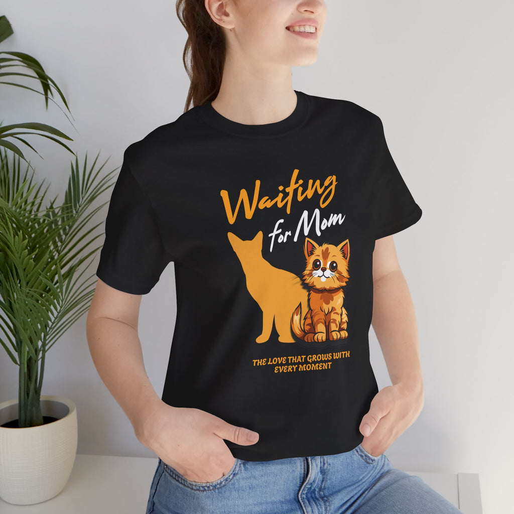 Waiting for Mom Cat T-Shirt — Cute Rescue Kitten Graphic Tee