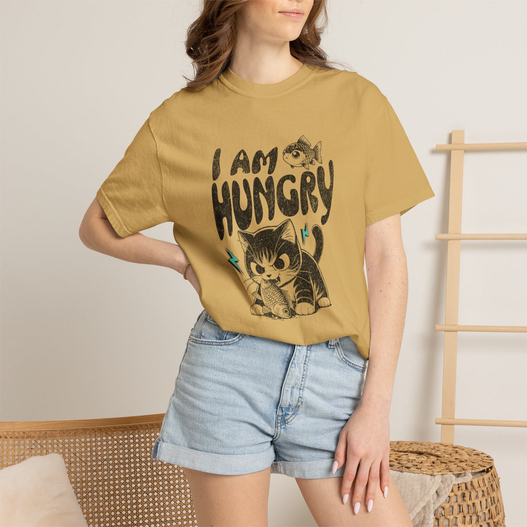 I Am Hungry Cat T-Shirt — Cute Kitten Graphic Tee