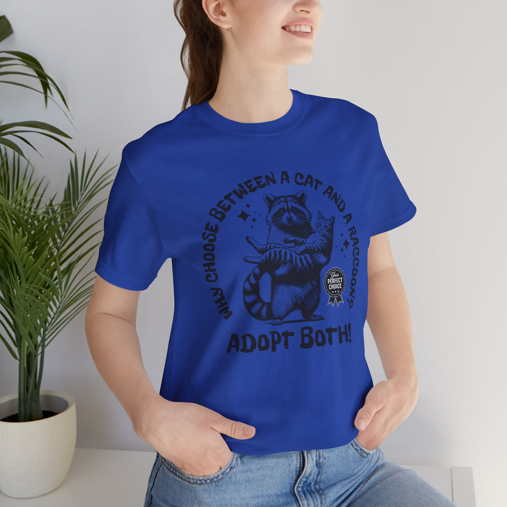 Adopt Both! Raccoon & Cat Rescue T-Shirt