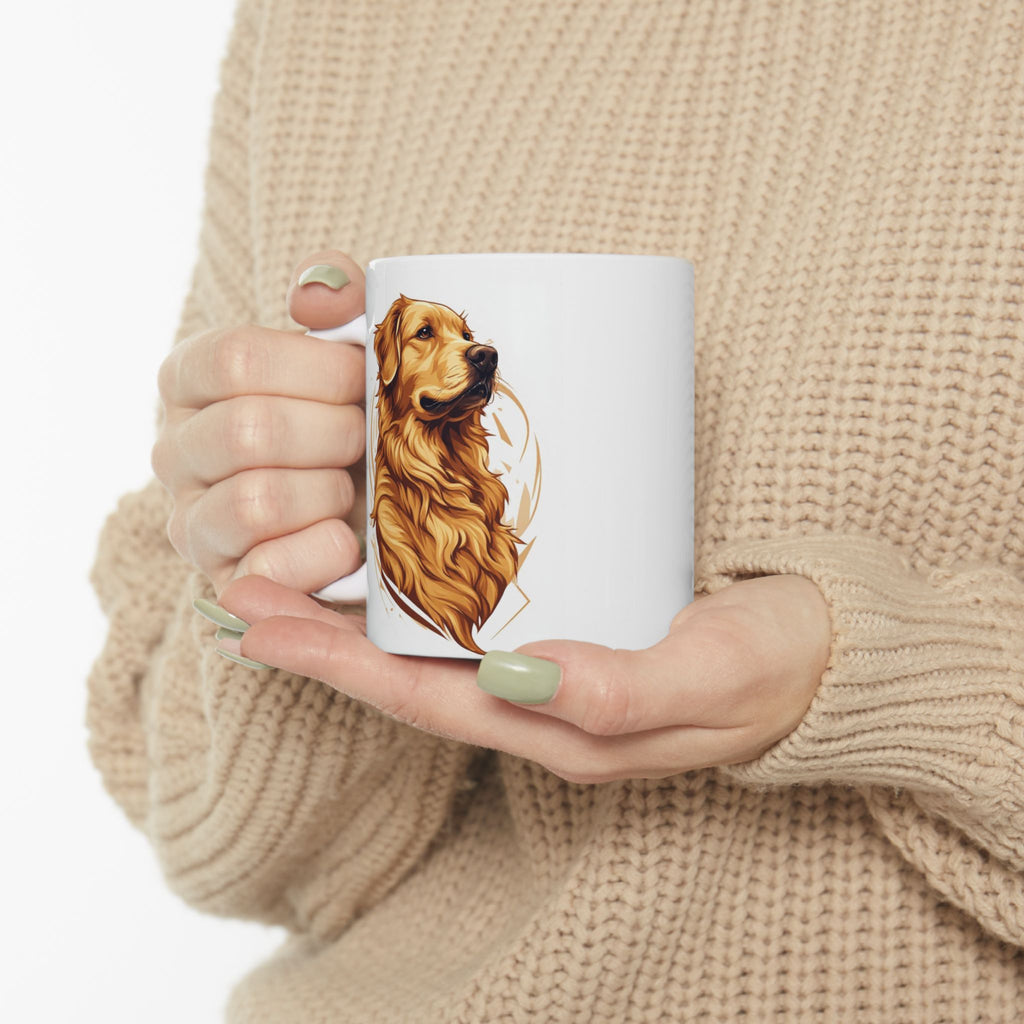 Astrology Leo Zodiac Ceramic Mug — Cute Sunflower Leo Design (11oz & 15oz)