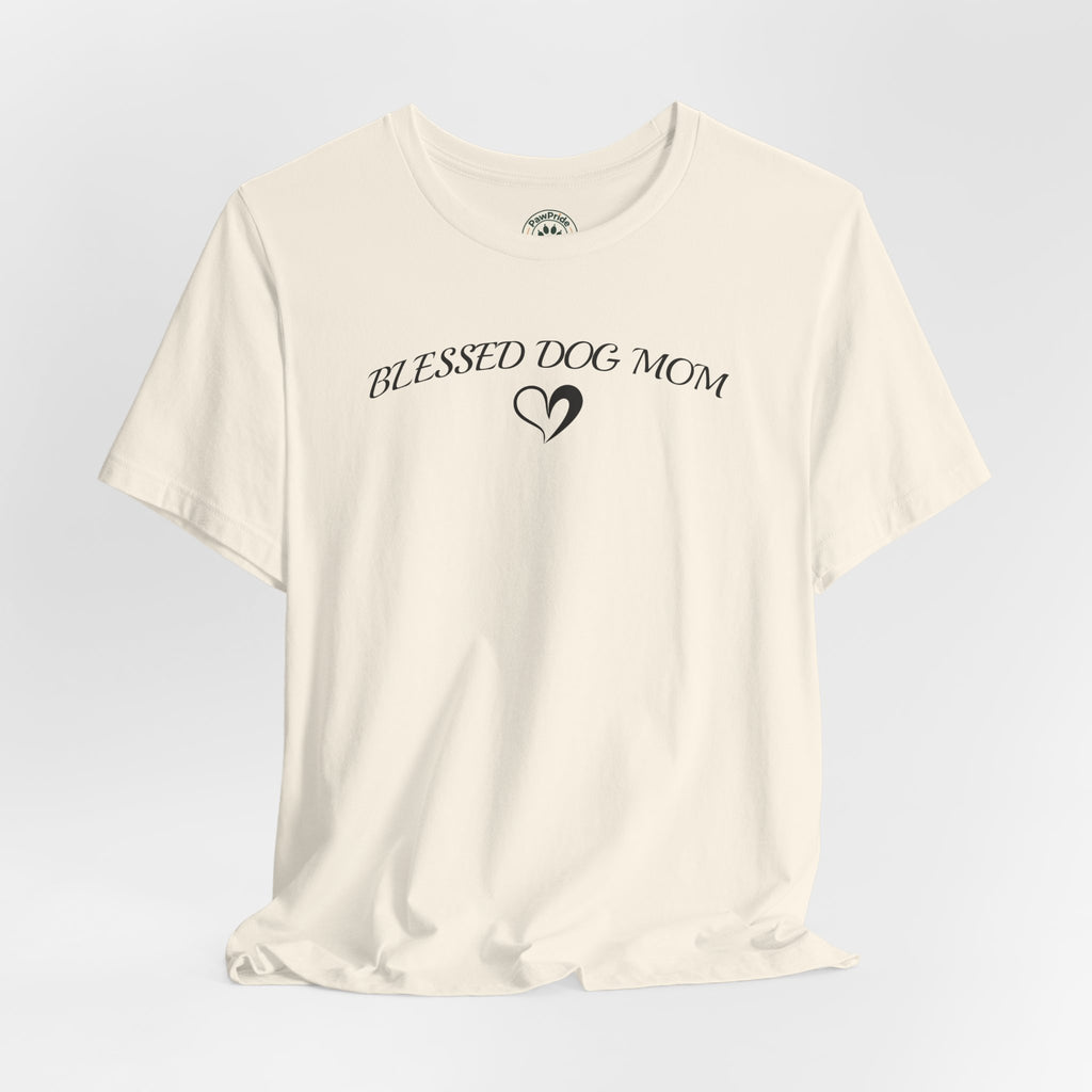 Blessed Dog Mom Tee — Women's Dog Mom Shirt with Heart
