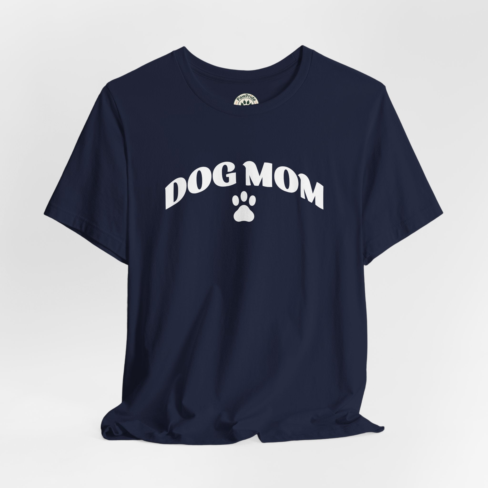 Dog Mom T-Shirt – Retro Paw Print Tee for Dog Lovers, Pet Mom Gift