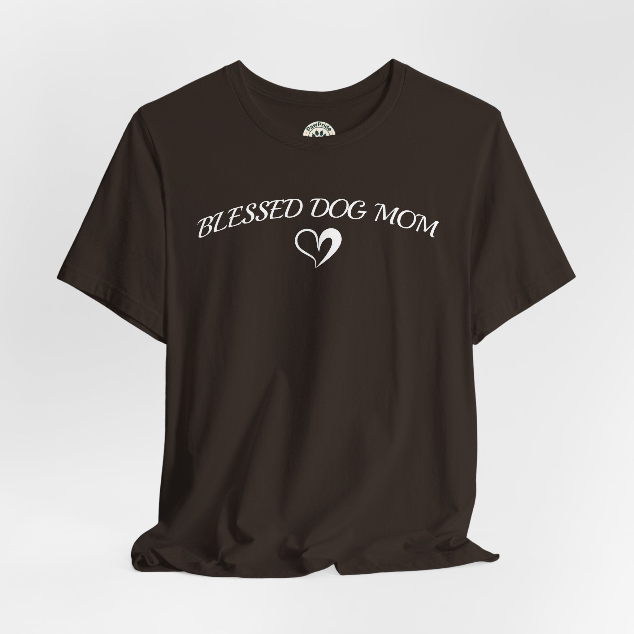 Blessed Dog Mom T-Shirt — Women’s Dog Lover Tee with Heart