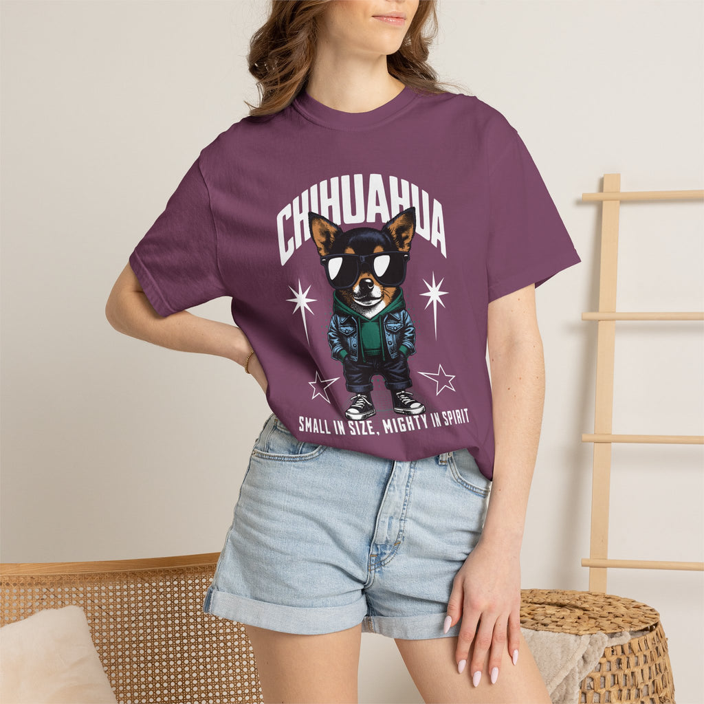 Chihuahua 'Small in Size, Mighty in Spirit' Graphic T-Shirt