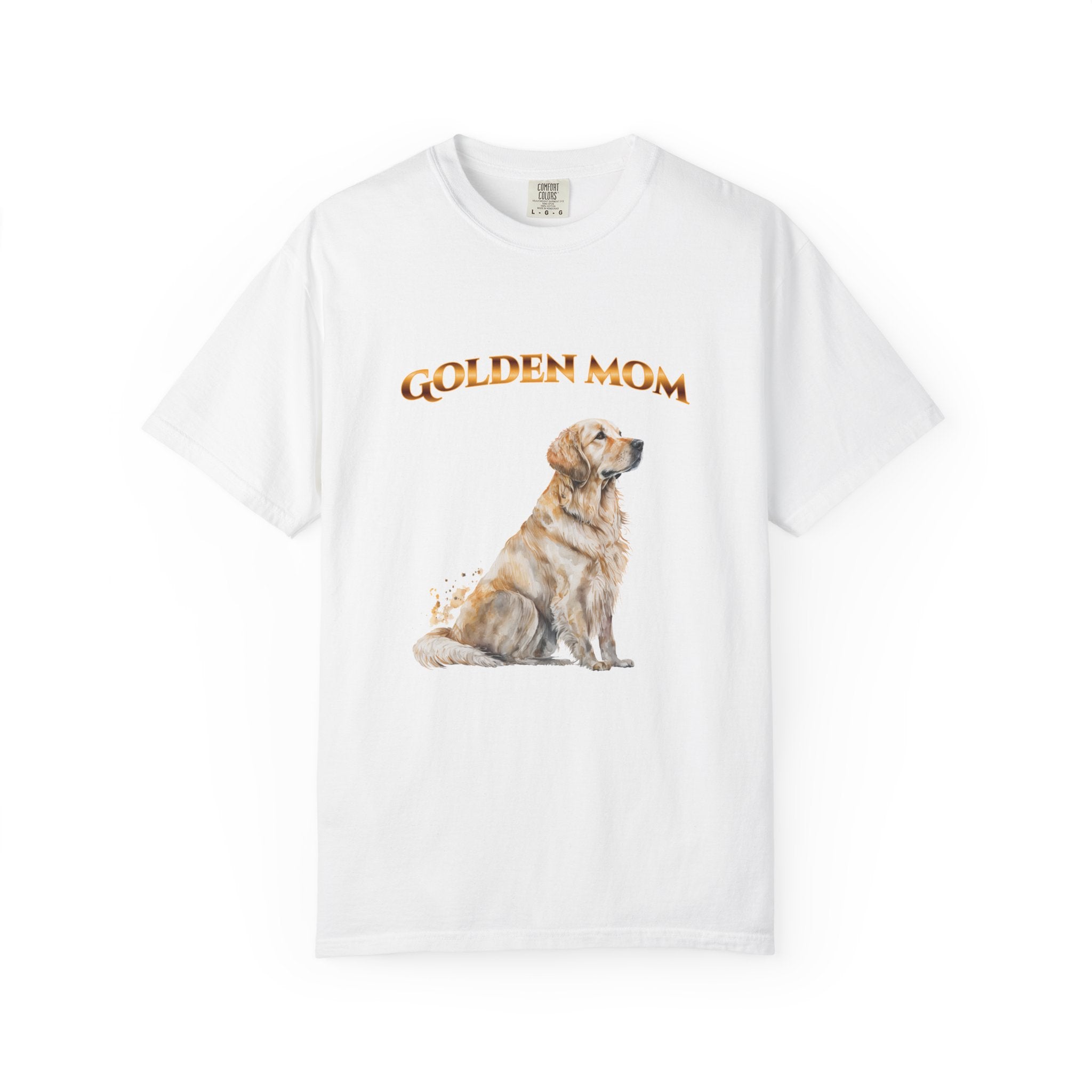 Golden Mom T-Shirt — Cute Golden Retriever Mom Tee for Dog Lovers