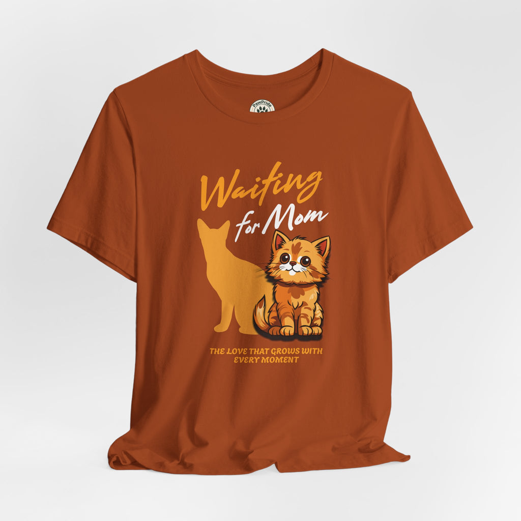 Waiting for Mom Cat T-Shirt — Cute Rescue Kitten Graphic Tee