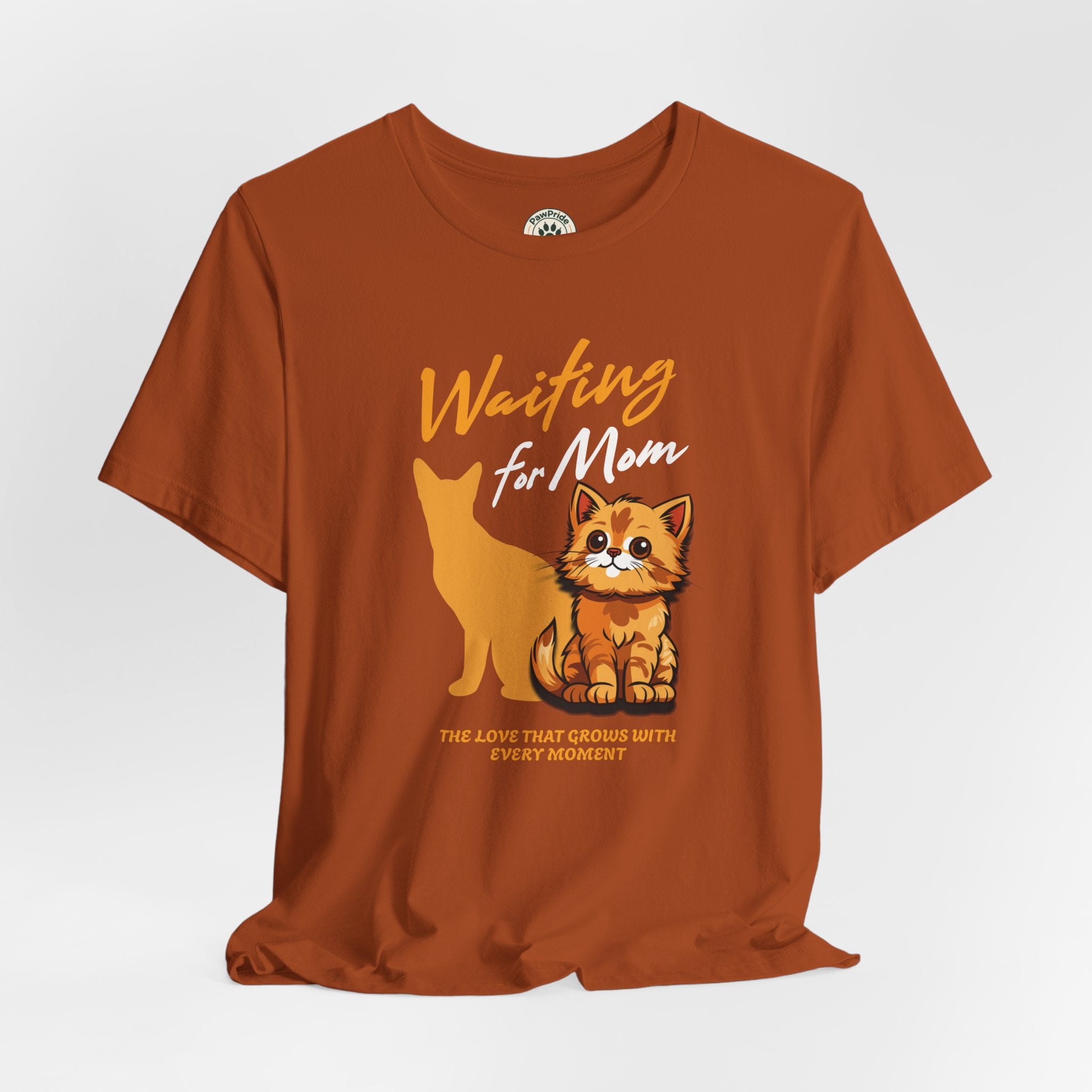 Waiting for Mom Cat T-Shirt — Cute Rescue Kitten Graphic Tee