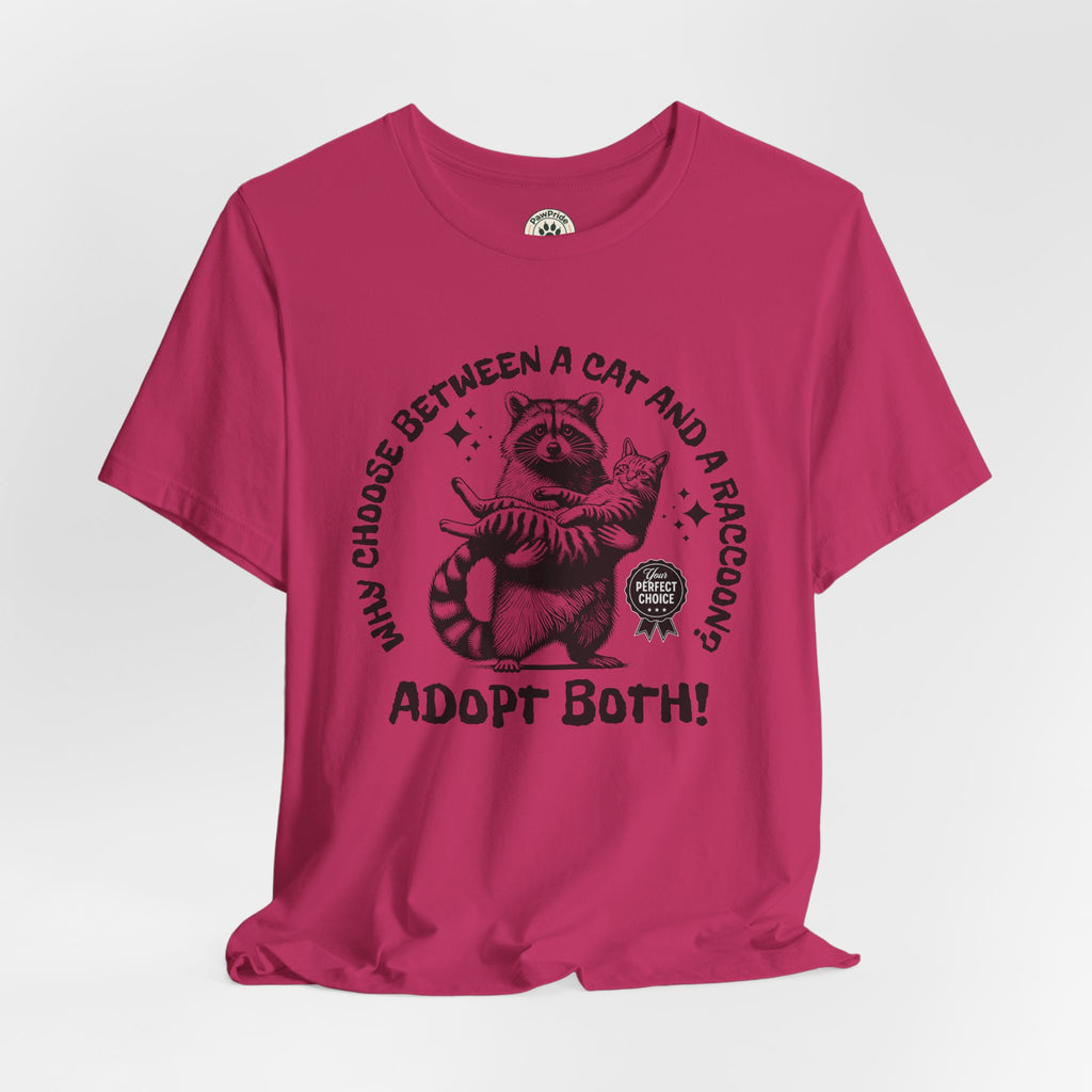 Adopt Both! Raccoon & Cat Rescue T-Shirt