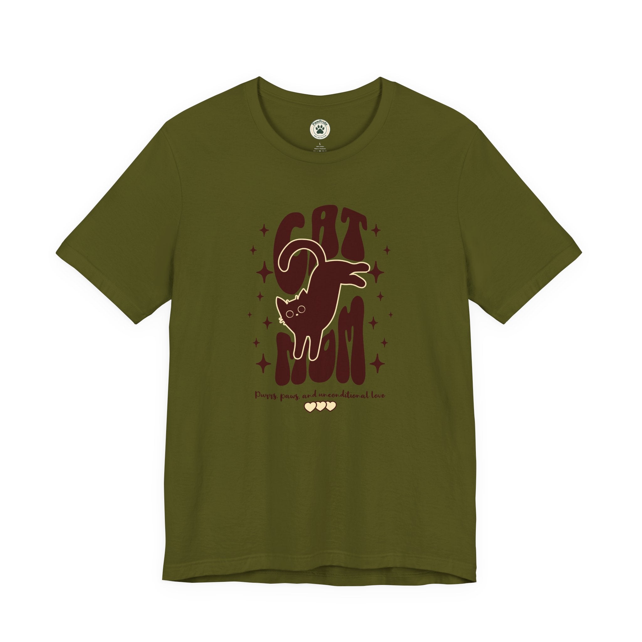 Cat Mom Retro Graphic Tee — "Cat Mom" Vintage Cat Lover T‑Shirt
