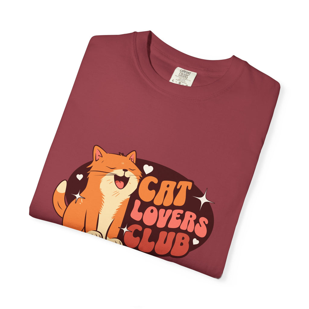 Cat Lovers Club T-Shirt — Cute Retro Cat Graphic Tee
