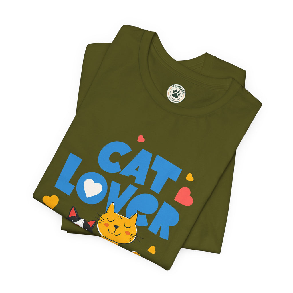 Cat Lover T-Shirt — Cute Cartoon Cats Graphic Tee