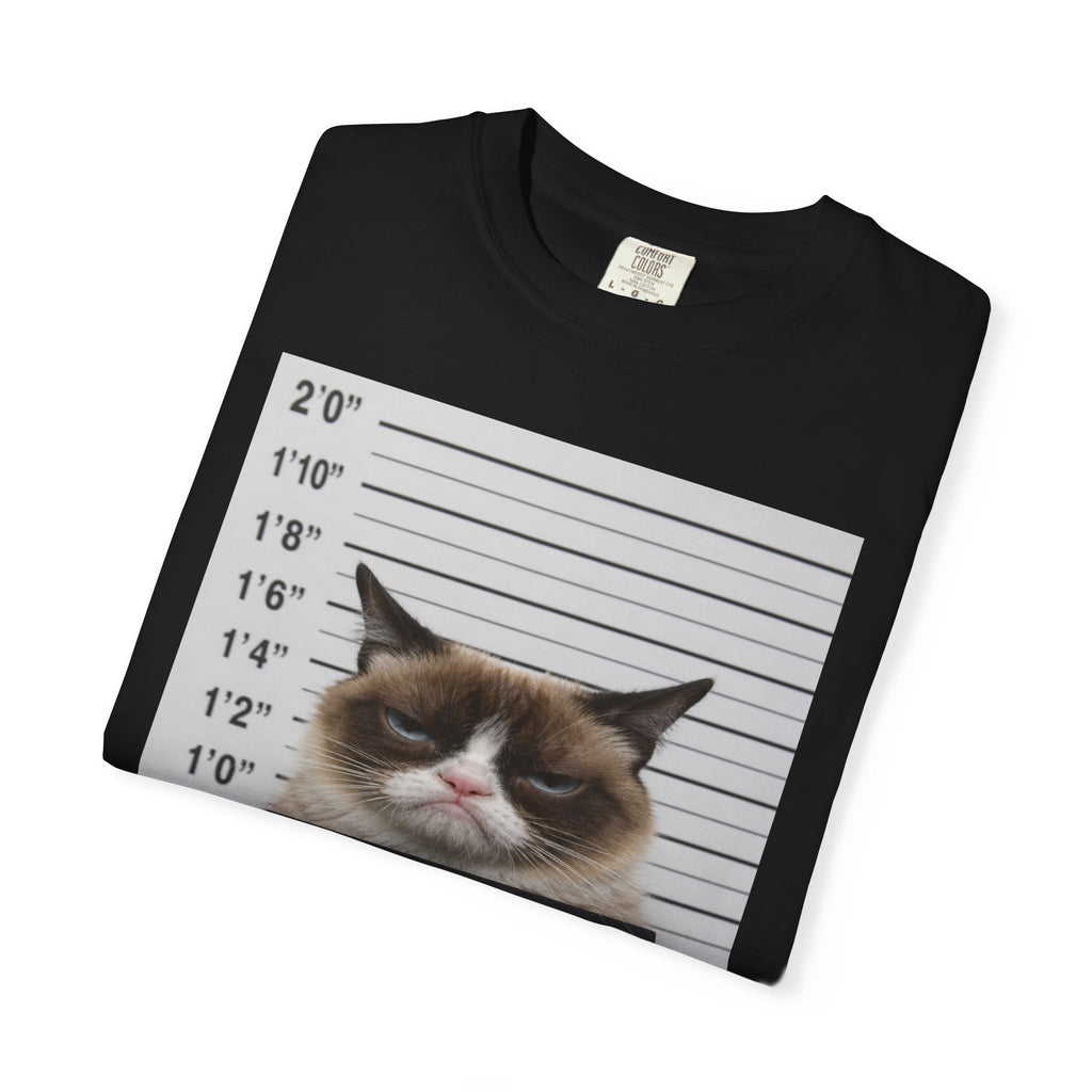 Grumpy Cat Mugshot T‑Shirt — "I Hate People" Graphic Tee