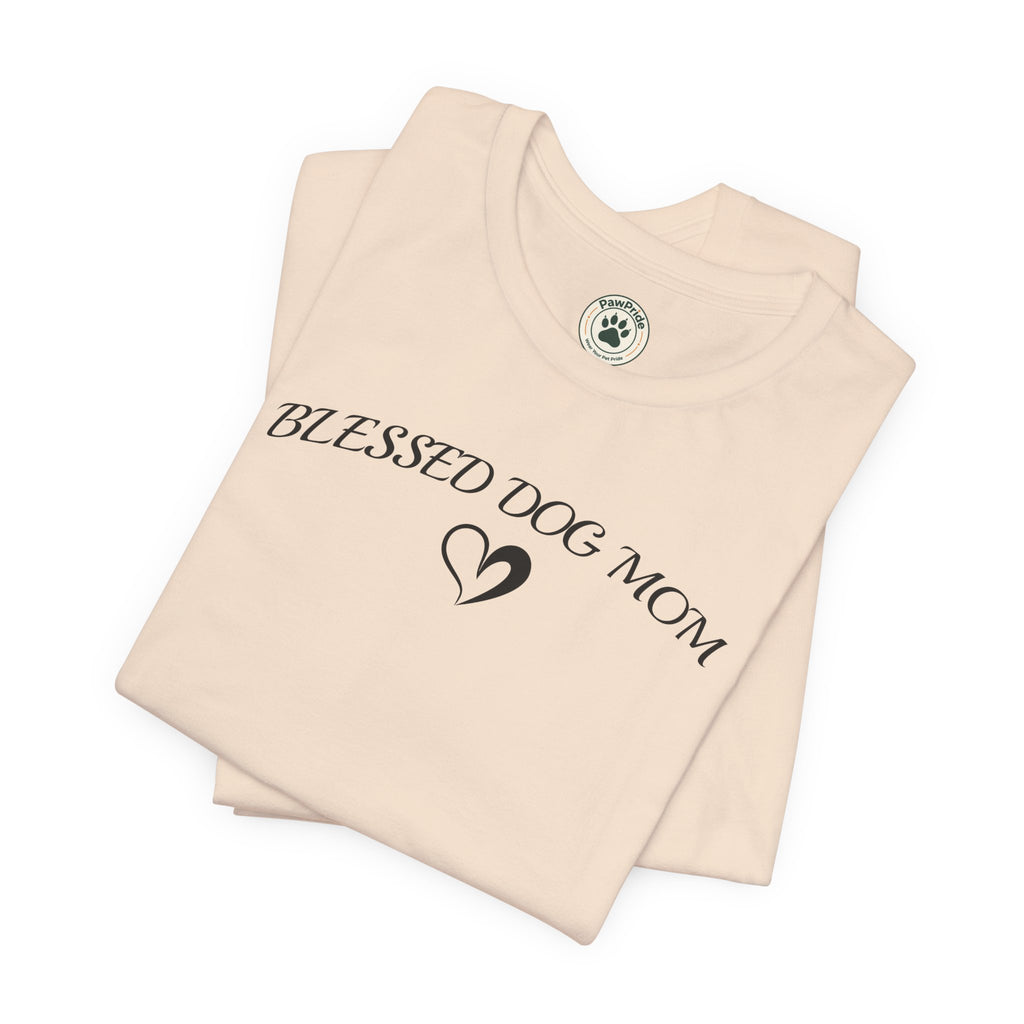 Blessed Dog Mom Tee — Women's Dog Mom Shirt with Heart