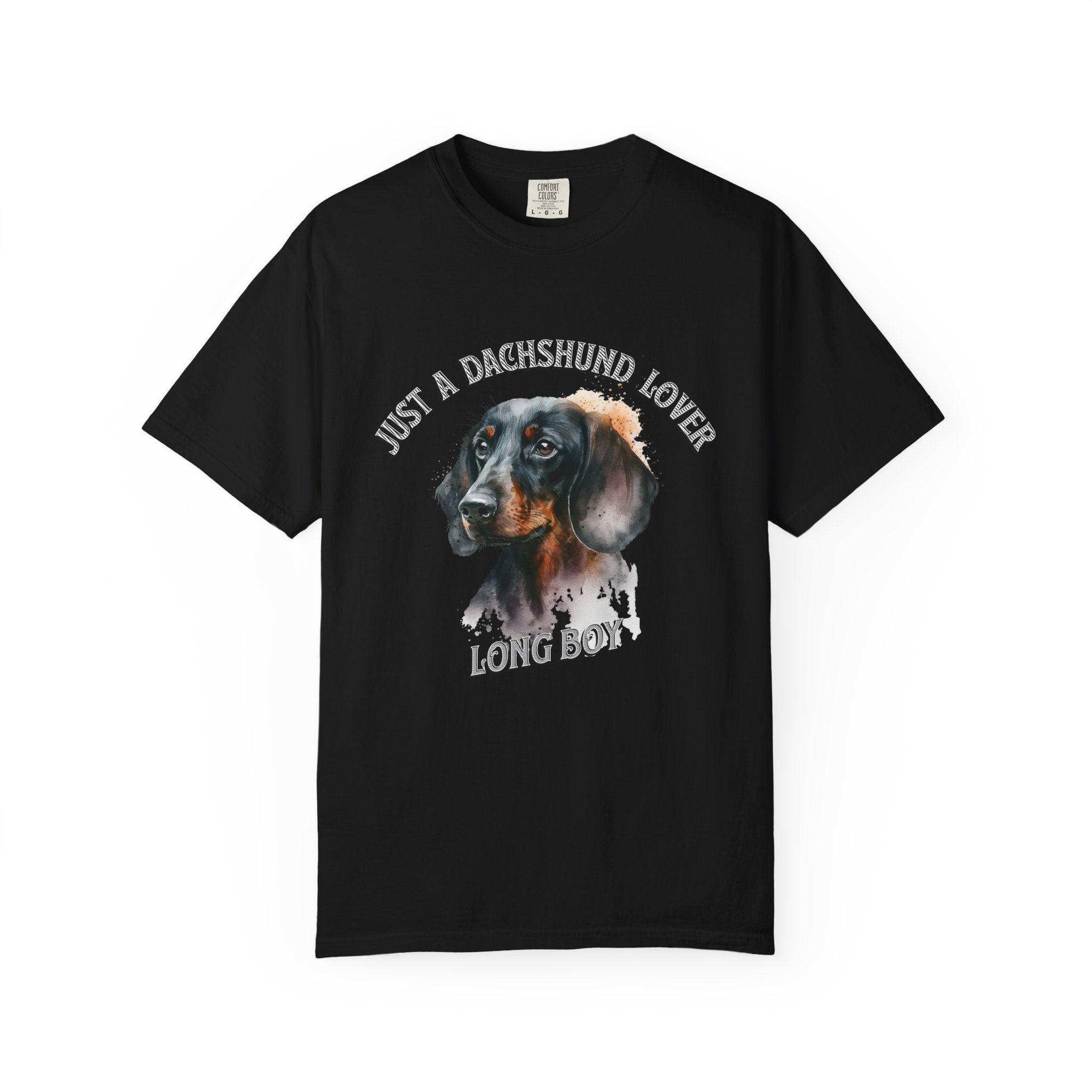 Dachshund Lover T‑Shirt — "Just a Dachshund Lover, Long Boy" Graphic Tee
