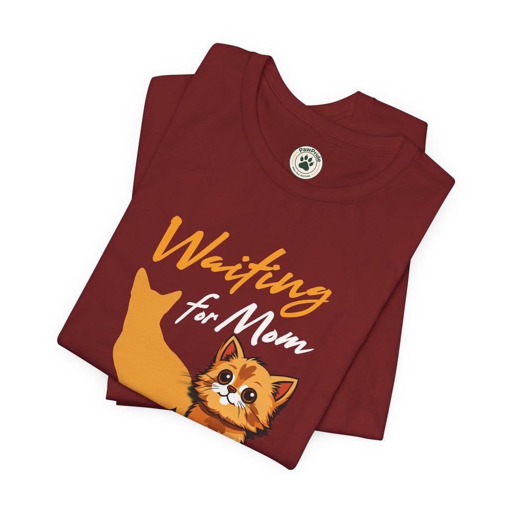 Waiting for Mom Cat T-Shirt — Cute Rescue Kitten Graphic Tee