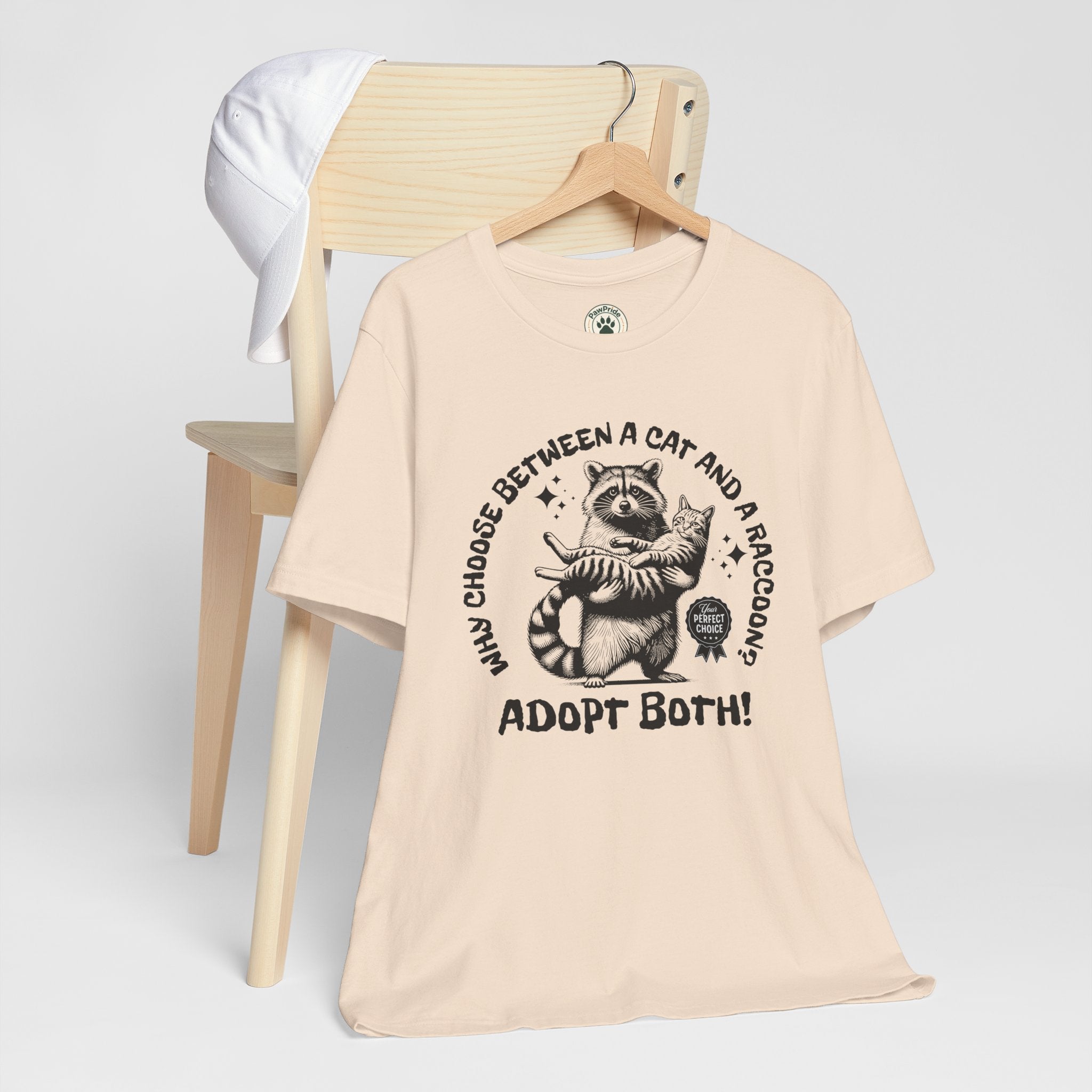 Adopt Both! Raccoon & Cat Rescue T-Shirt