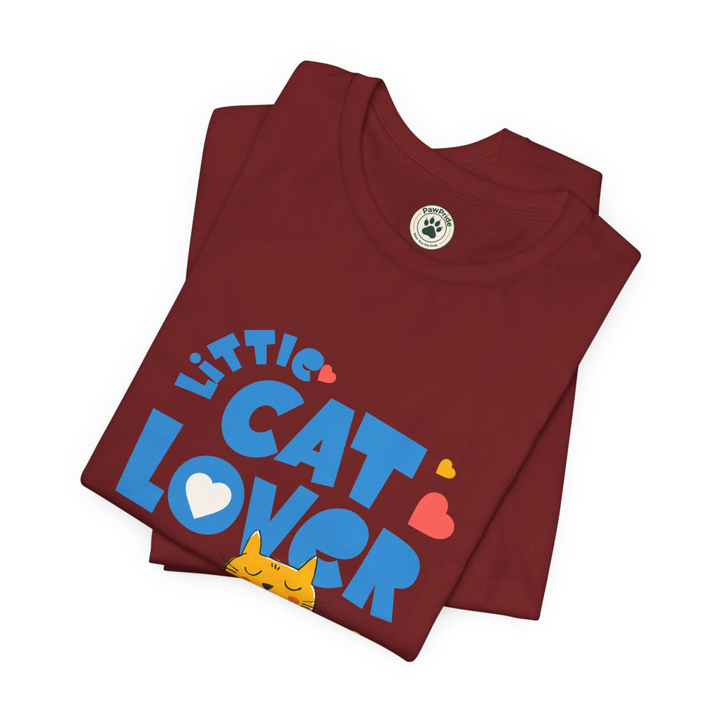 Little Cat Lover T-Shirt — Cute Cat Graphic Tee for Kids & Cat Moms